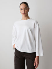 Oversized Supima Cotton Tee rw&co On Sale