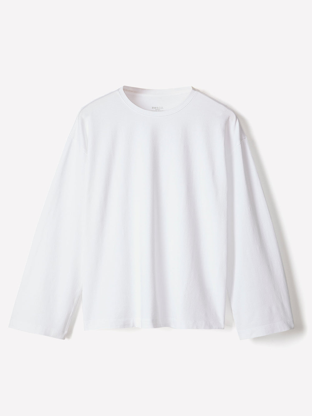 Oversized Supima Cotton Tee rw&co On Sale