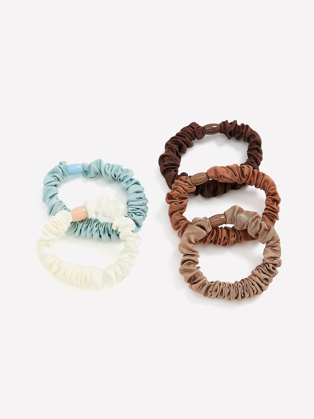 Small Scrunchies - Set of 5 rw&co On Sale