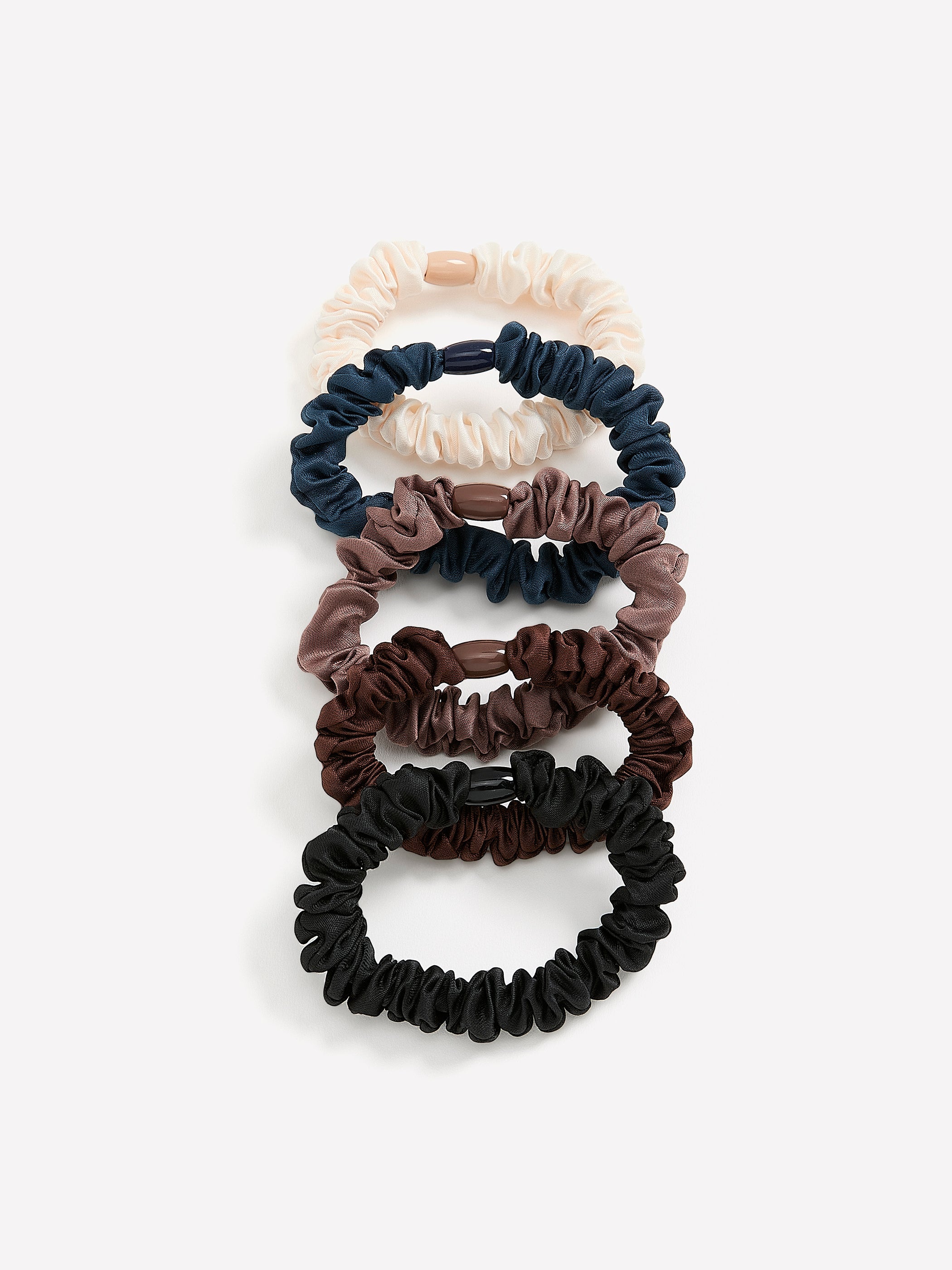 Small Scrunchies - Set of 5 rw&co On Sale