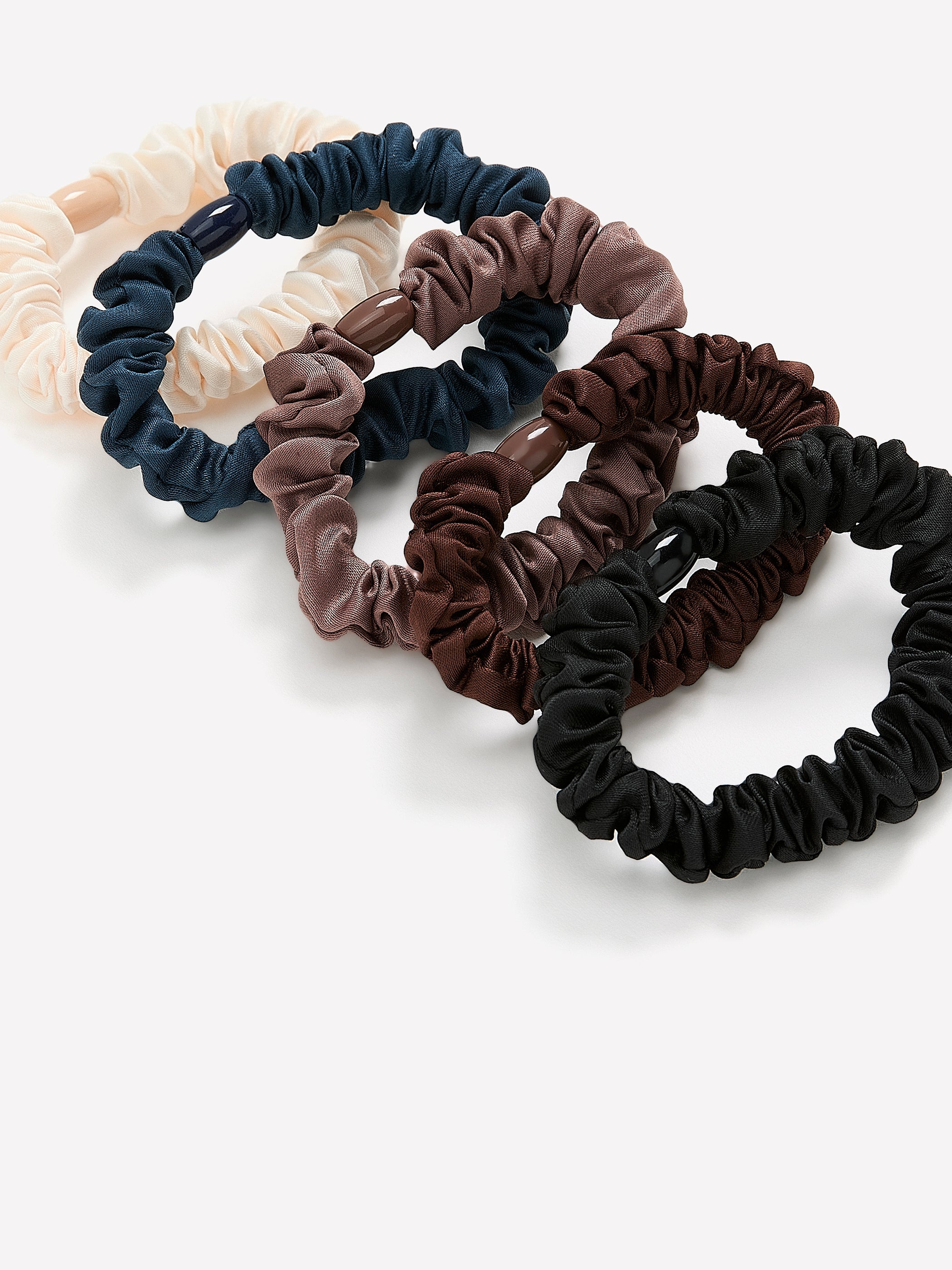 Small Scrunchies - Set of 5 rw&co On Sale