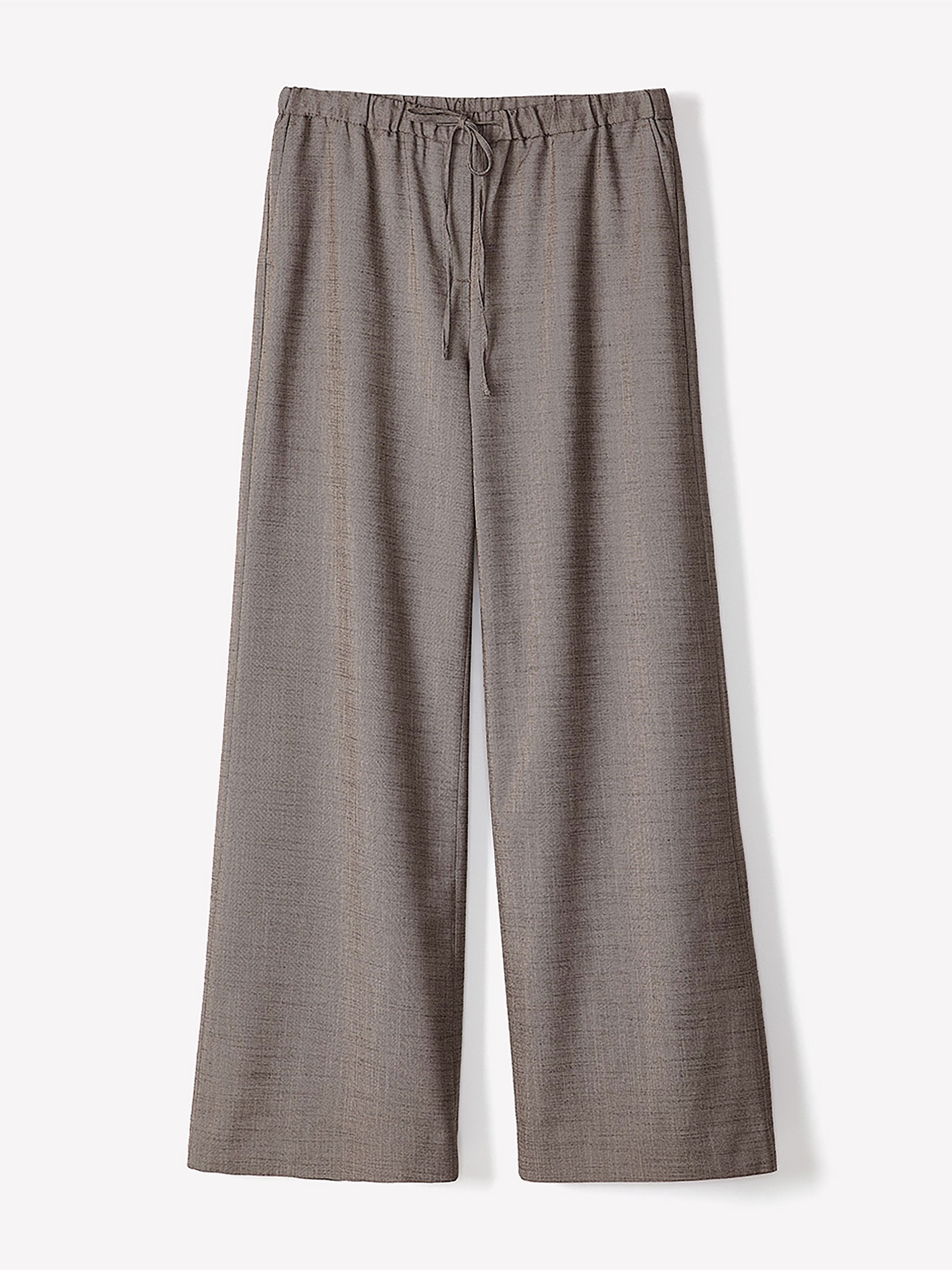 Twill Mid-Rise Wide-Leg Pant rw&co Special Promo Price