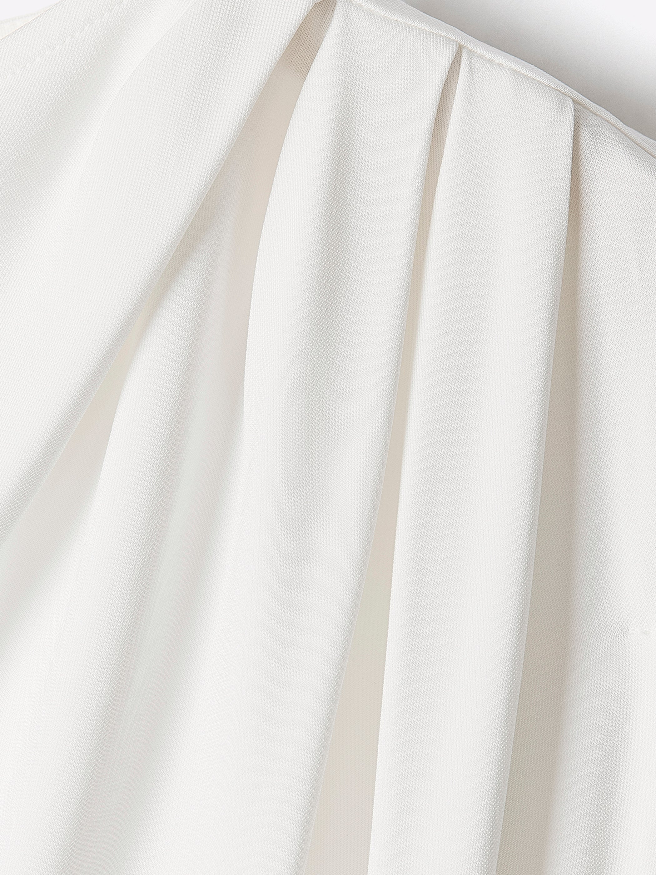 Extended-Sleeve Boat-Neck Top with Pleated Details rw&co Exclusive Sale Price