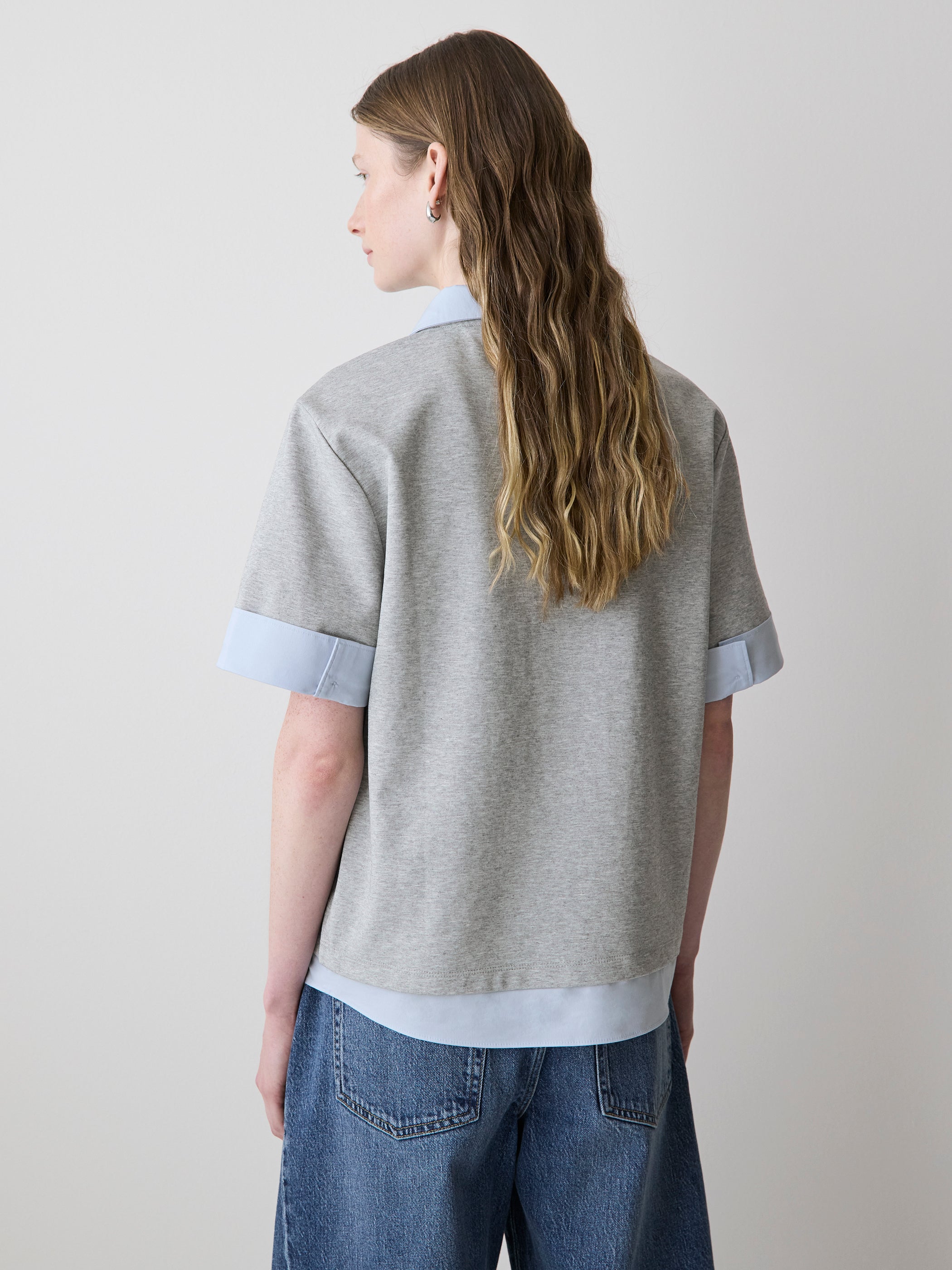 Mix-Media Short-Sleeve Polo rw&co Great Value Deal