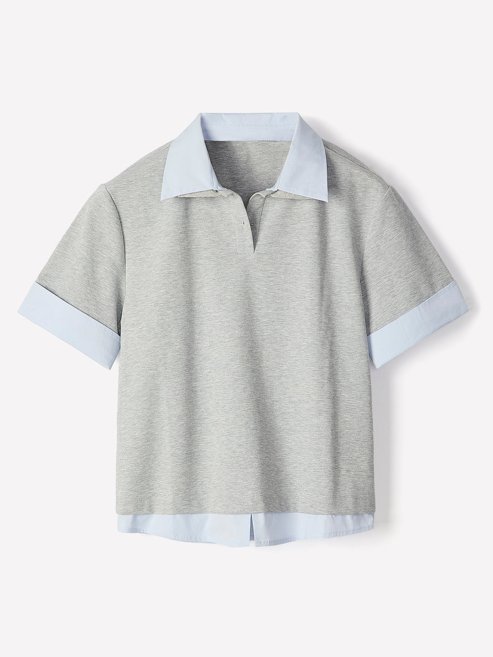Mix-Media Short-Sleeve Polo rw&co Great Value Deal