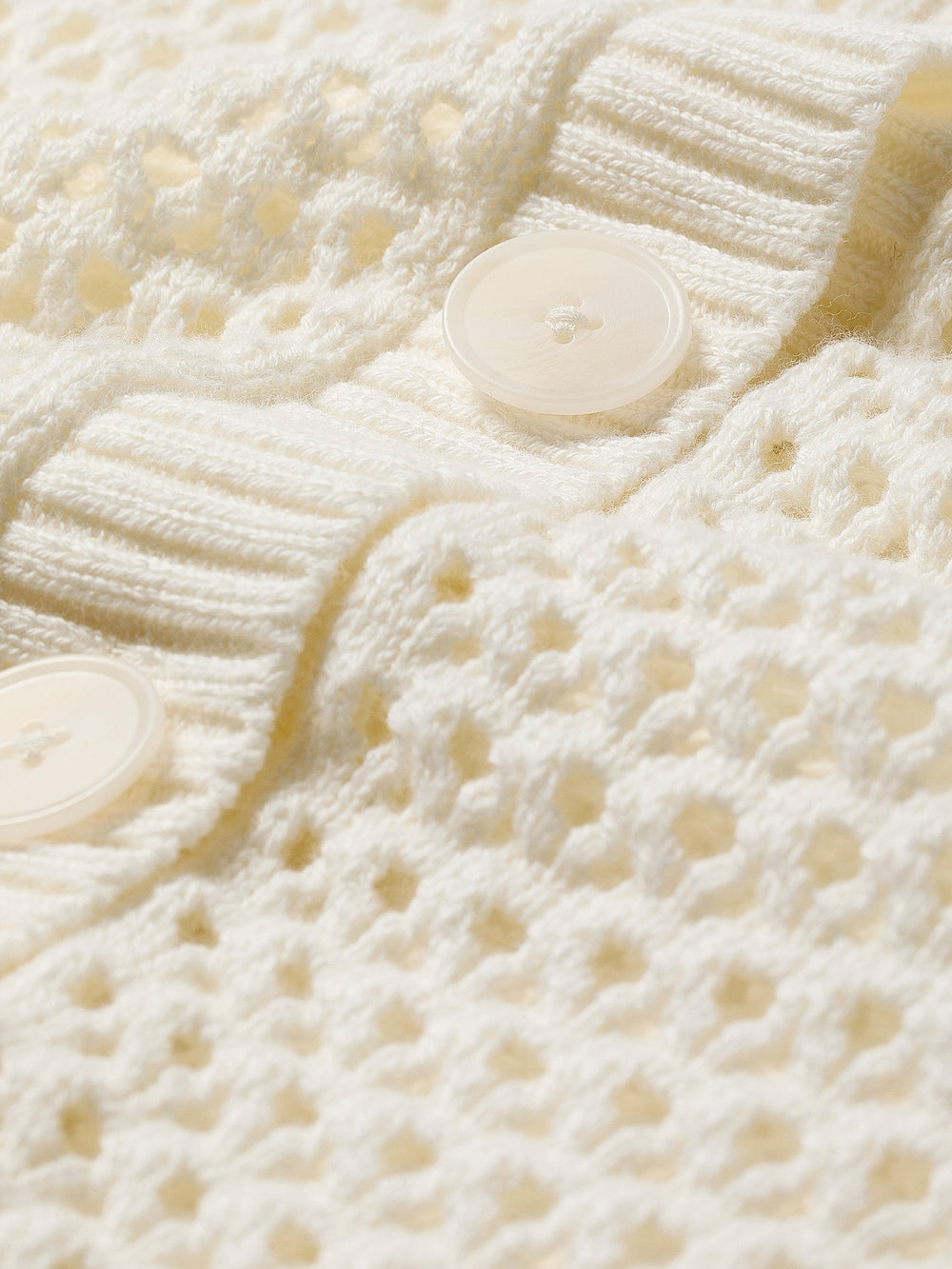 Long-Sleeve Open-Stitch Cardigan rw&co Special Offer
