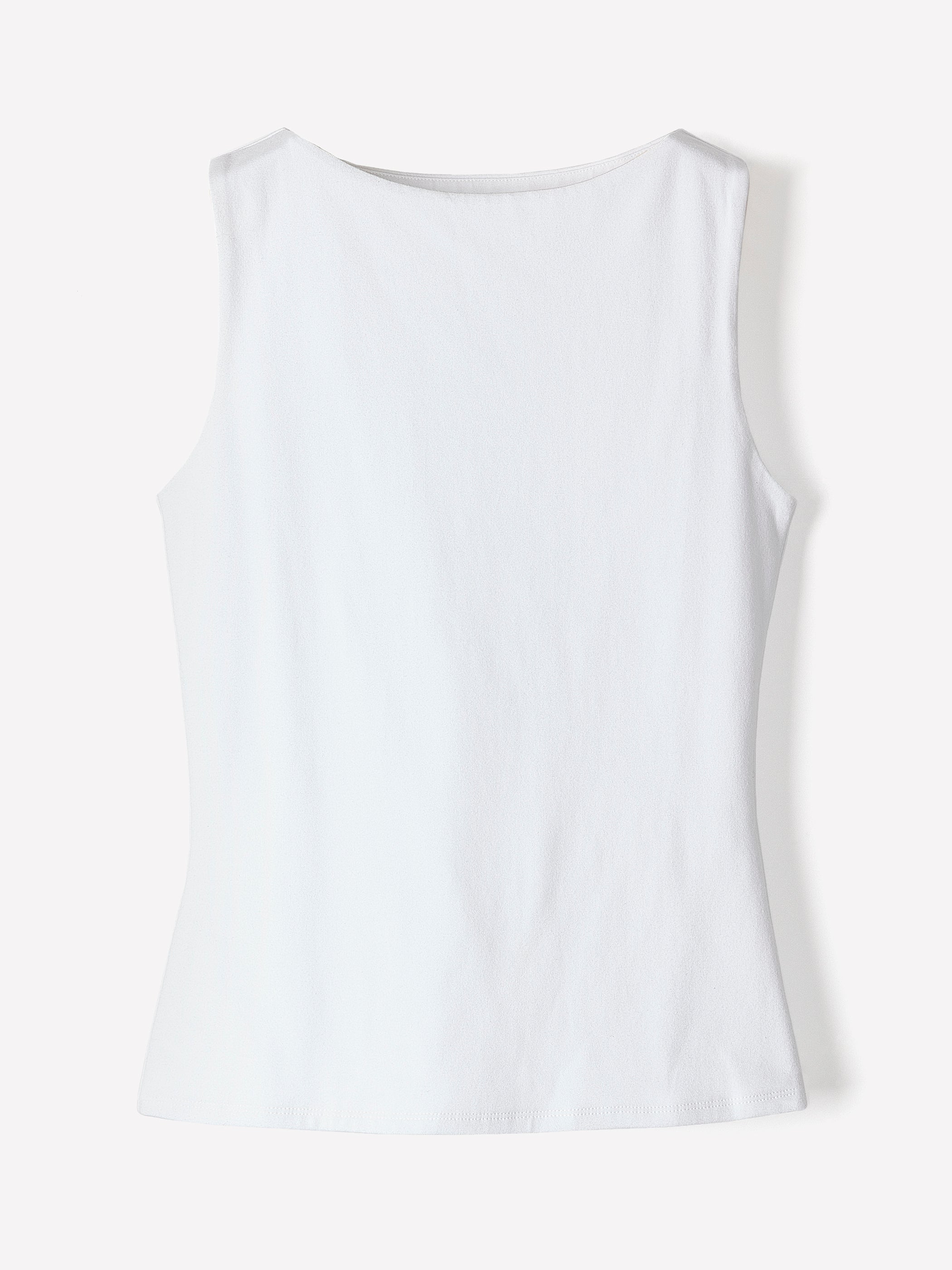 Organic Cotton Boat-Neck Cami rw&co Special Promo Price
