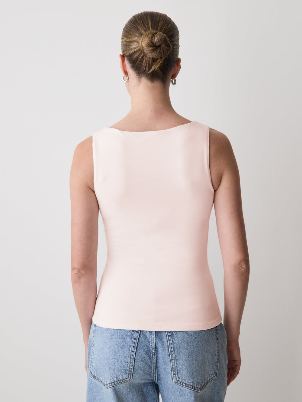 Organic Cotton Boat-Neck Cami rw&co Special Promo Price