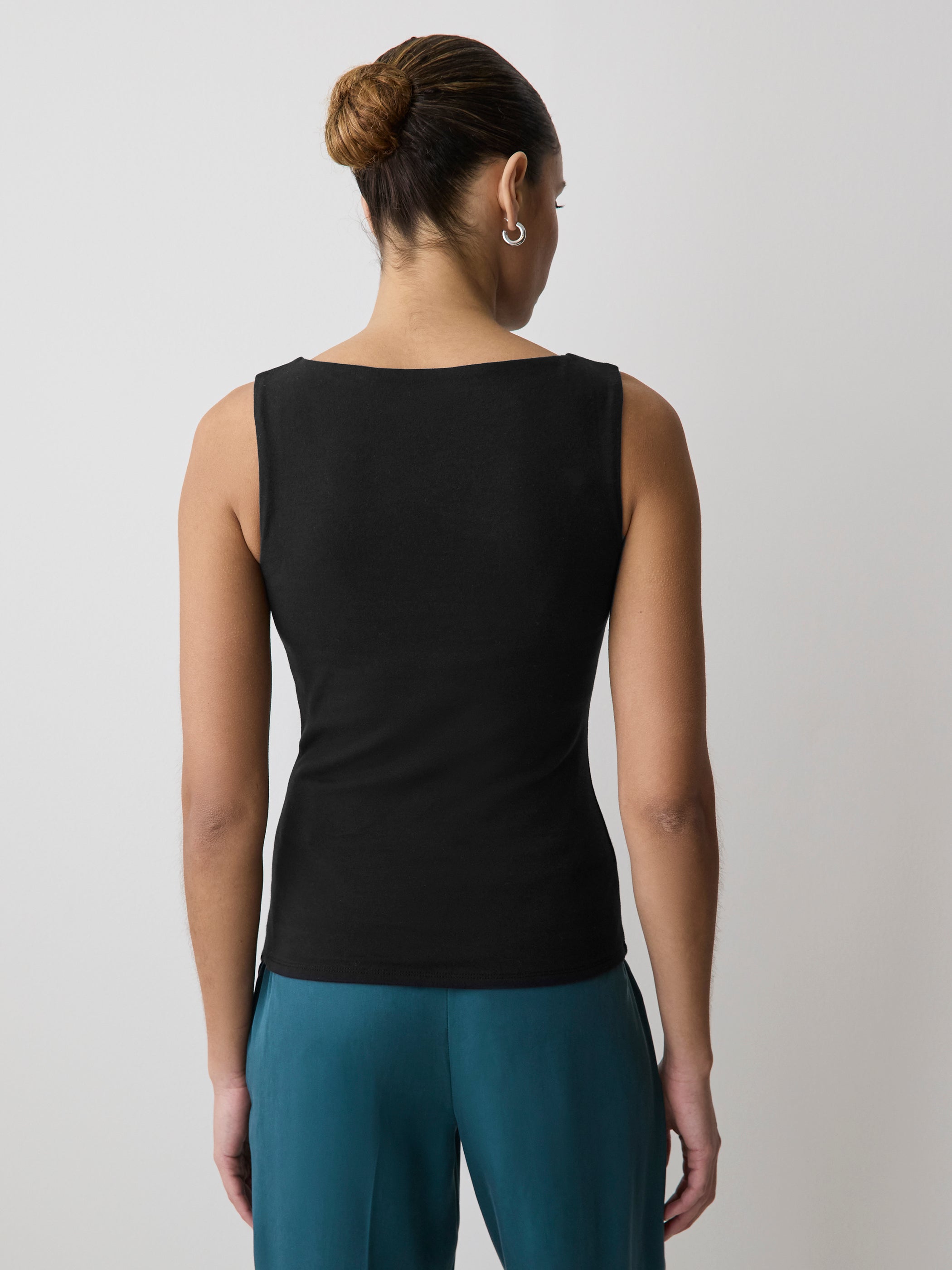Organic Cotton Boat-Neck Cami rw&co Special Promo Price