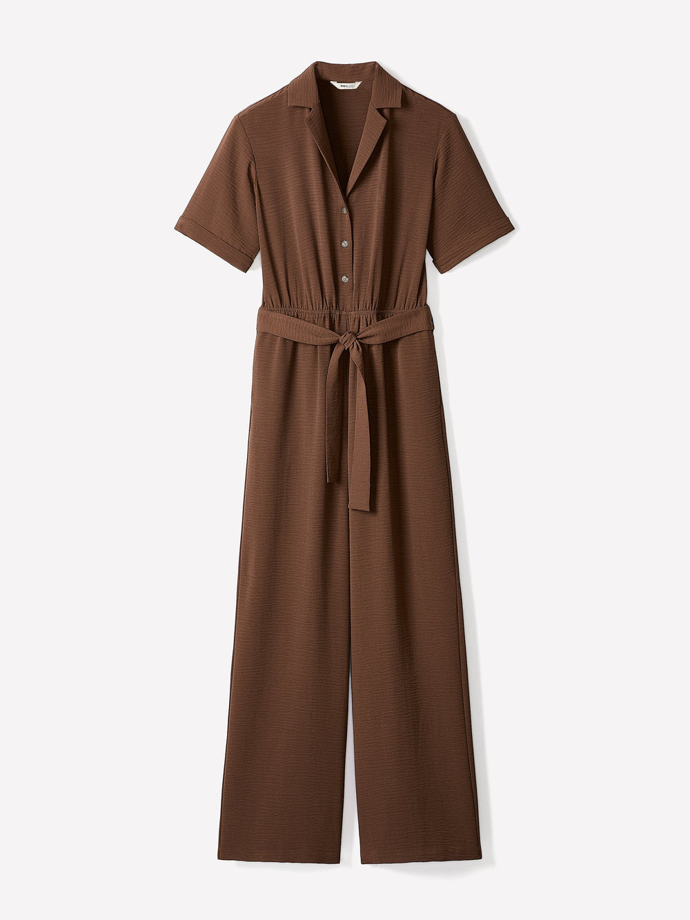 Short-Sleeve Wide-Leg Jumpsuit rw&co Exclusive Sale Price