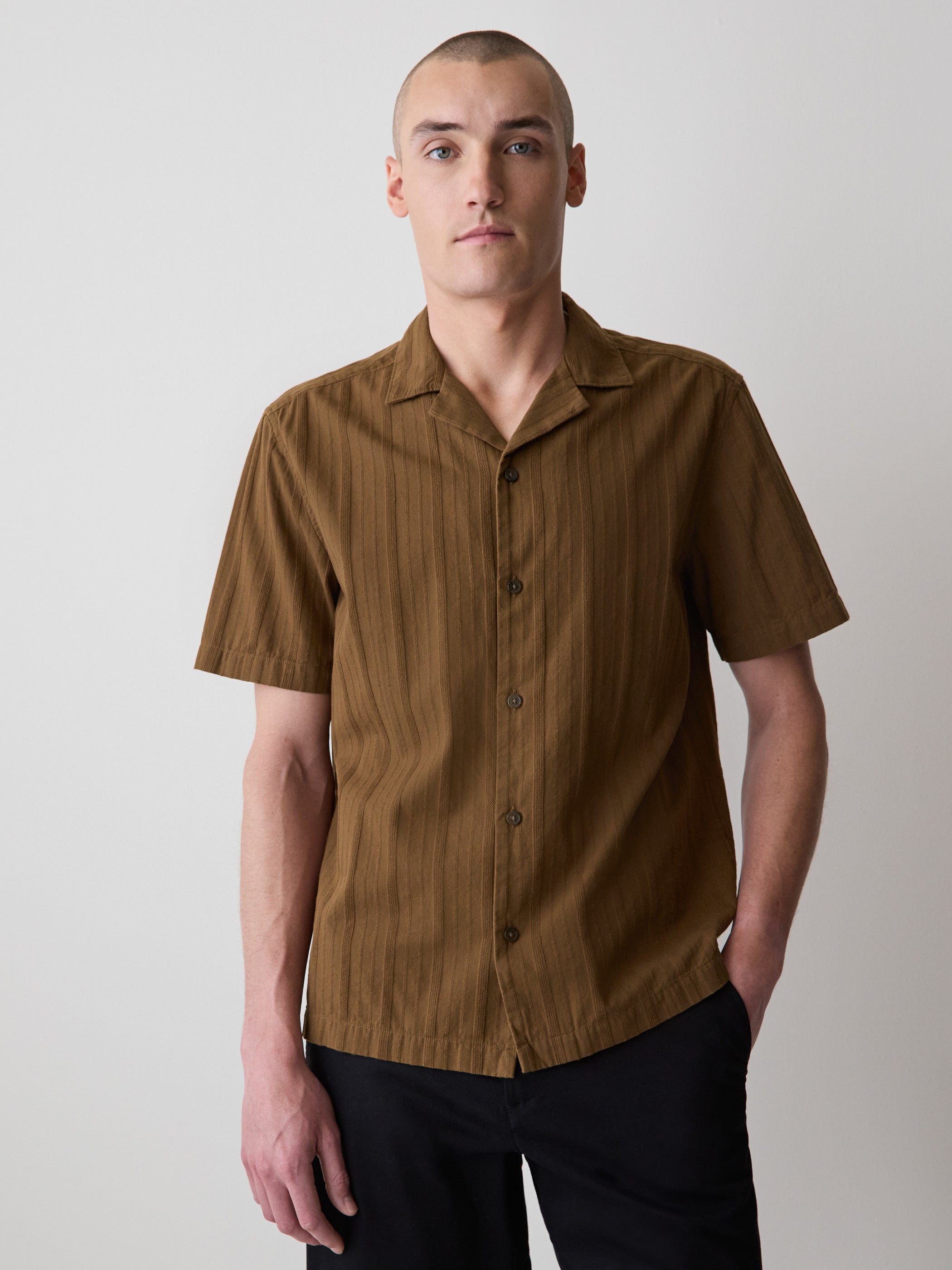 Short-Sleeve Shirt with Camp Collar rw&co Exclusive Sale Price