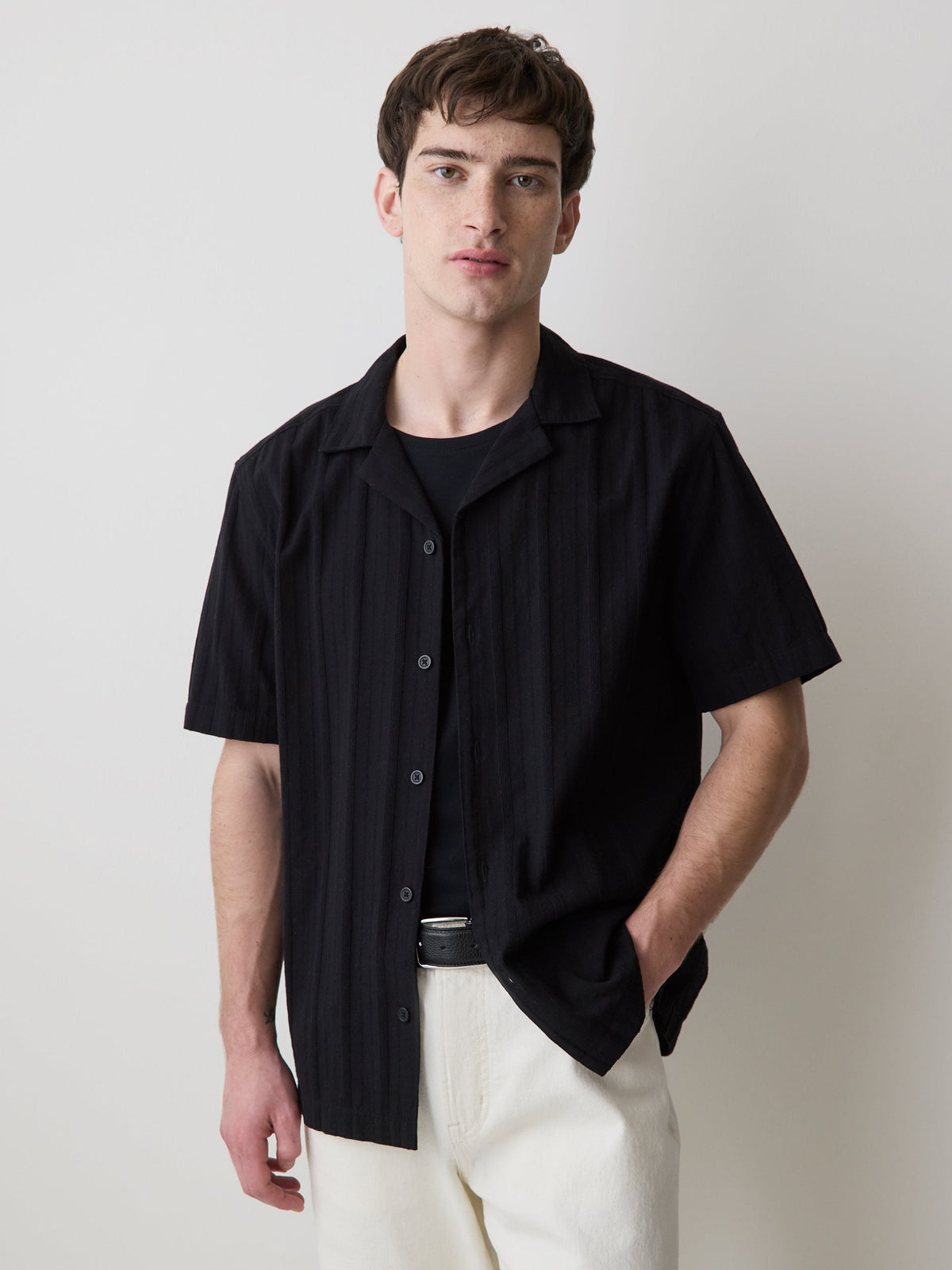 Short-Sleeve Shirt with Camp Collar rw&co Exclusive Sale Price