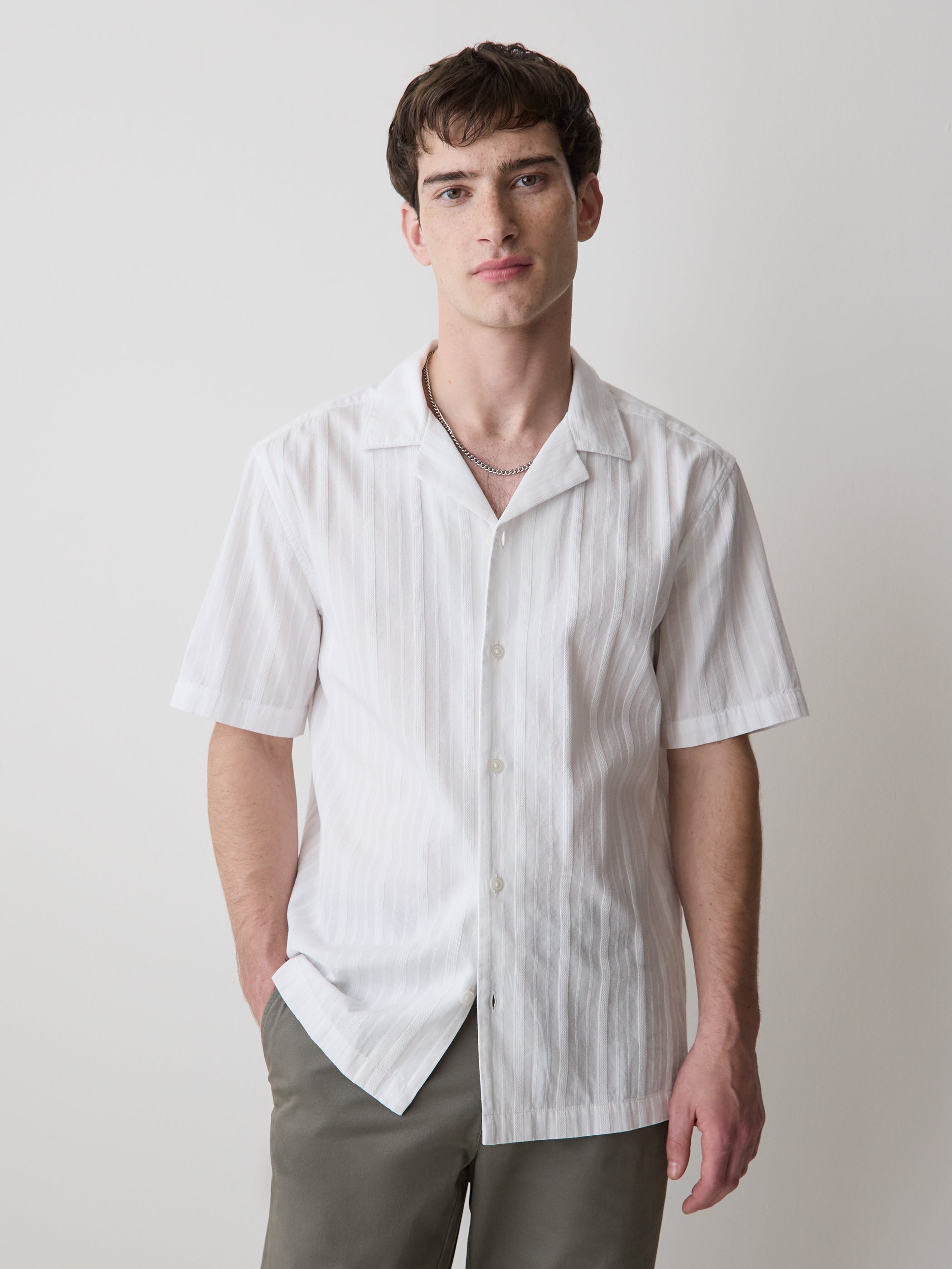 Short-Sleeve Shirt with Camp Collar rw&co Exclusive Sale Price