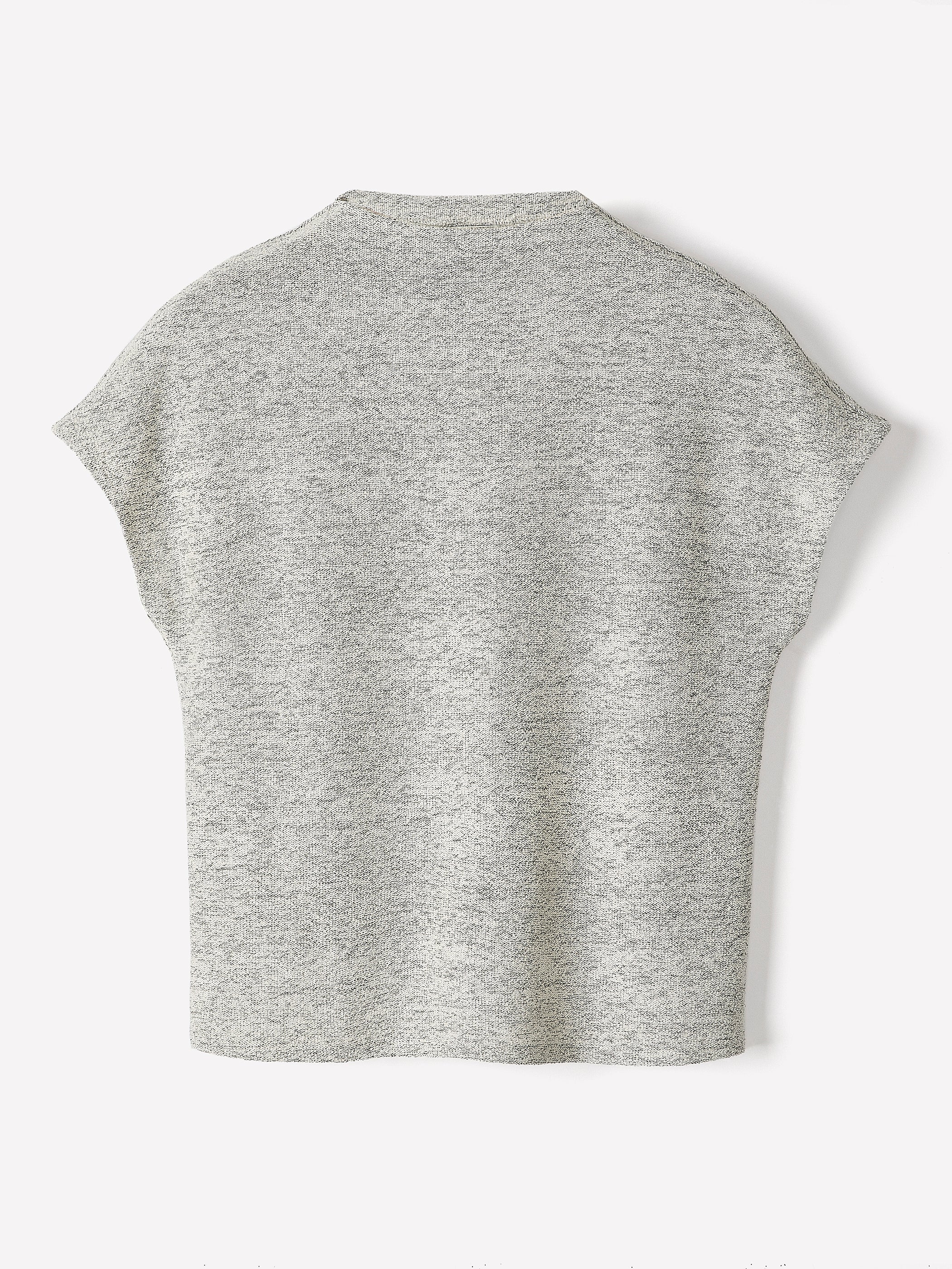 Extended-Sleeve Mock-Neck Textured Top rw&co Exclusive Sale Price