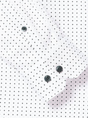 Slim Fit Dress Shirt With Micro Geometric Pattern rw&co Exclusive Sale Price