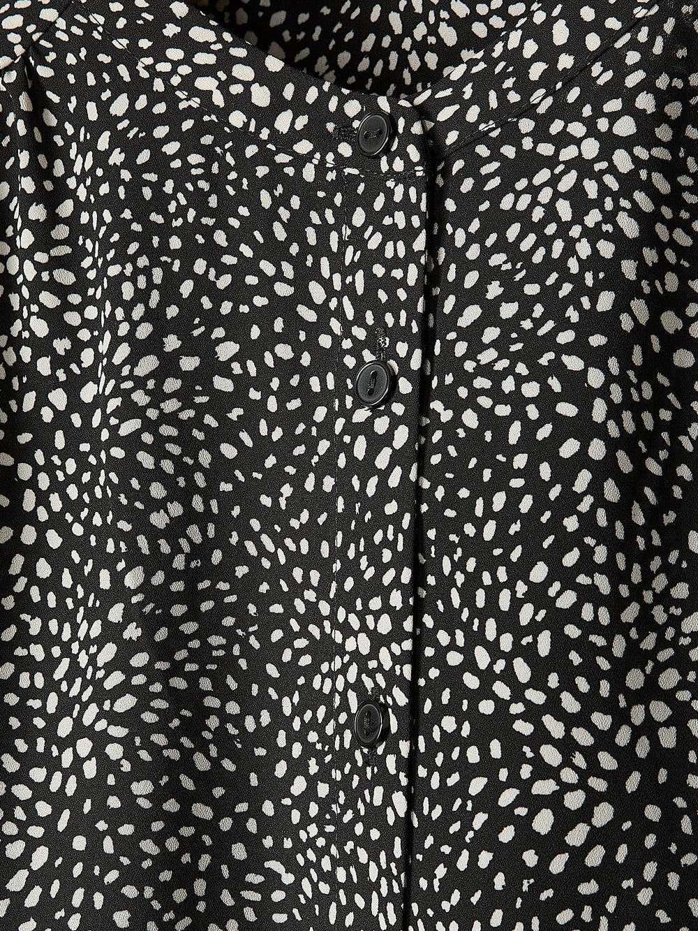 Silky Crepe Long-Sleeve Buttoned-Down Blouse rw&co Exclusive Sale Price