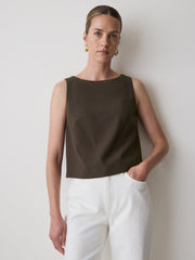 Crew-Neck Cami with Wrap Back rw&co Exclusive Sale Price