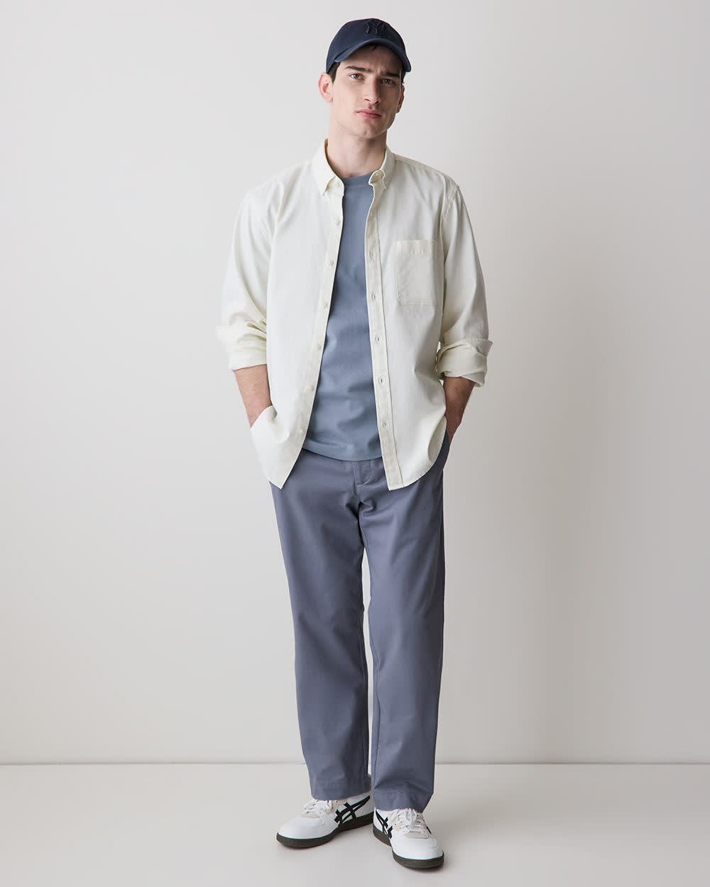 Solid Short-Sleeve Crew-Neck Tee rw&co Exclusive Sale Price