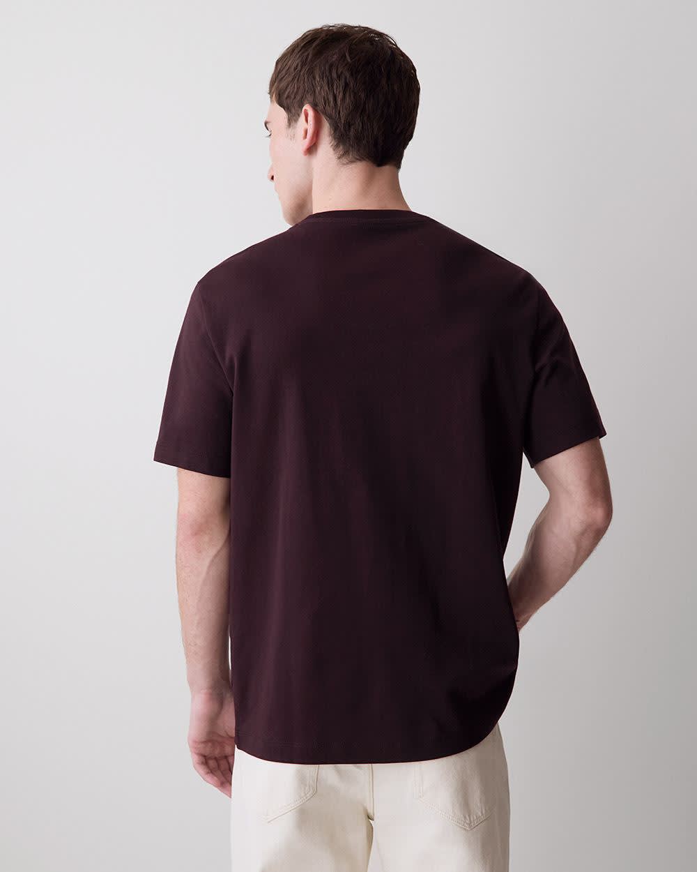Solid Short-Sleeve Crew-Neck Tee rw&co Exclusive Sale Price