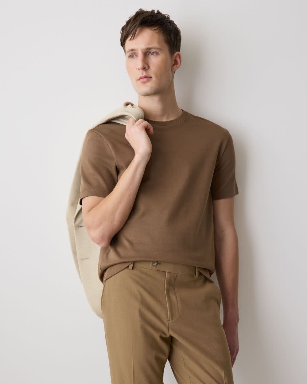 Solid Short-Sleeve Crew-Neck Tee rw&co Exclusive Sale Price