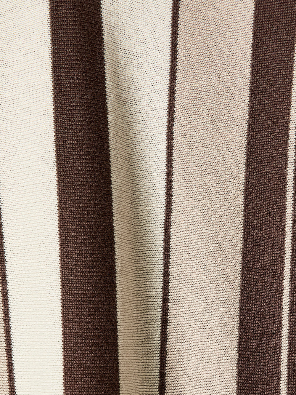 Striped Short-Sleeve Sweater with Johnny Collar rw&co On Sale