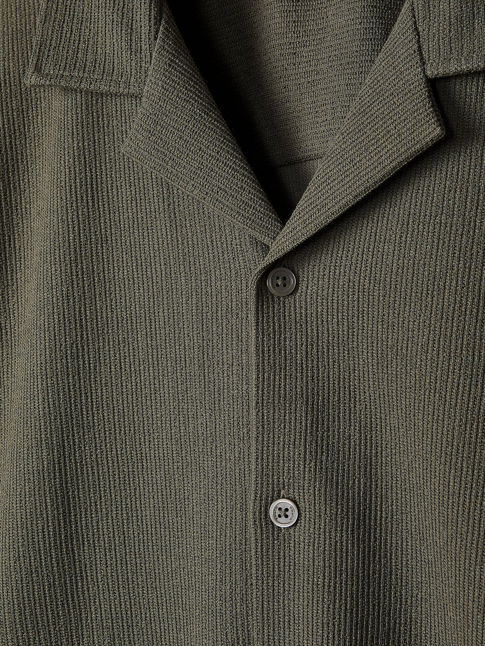 Short-Sleeve Textured Shirt with Camp Collar rw&co Limited Time Discount