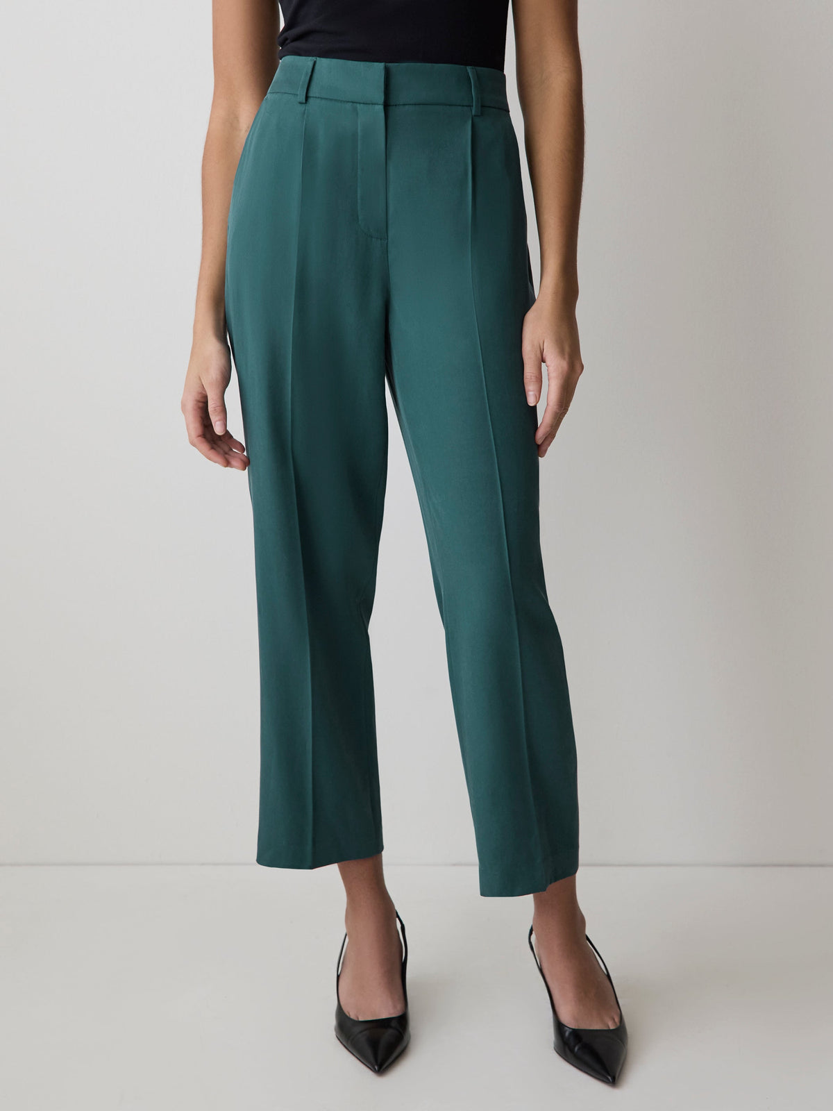 Tapered-Leg High-Rise Pant rw&co Exclusive Sale Price