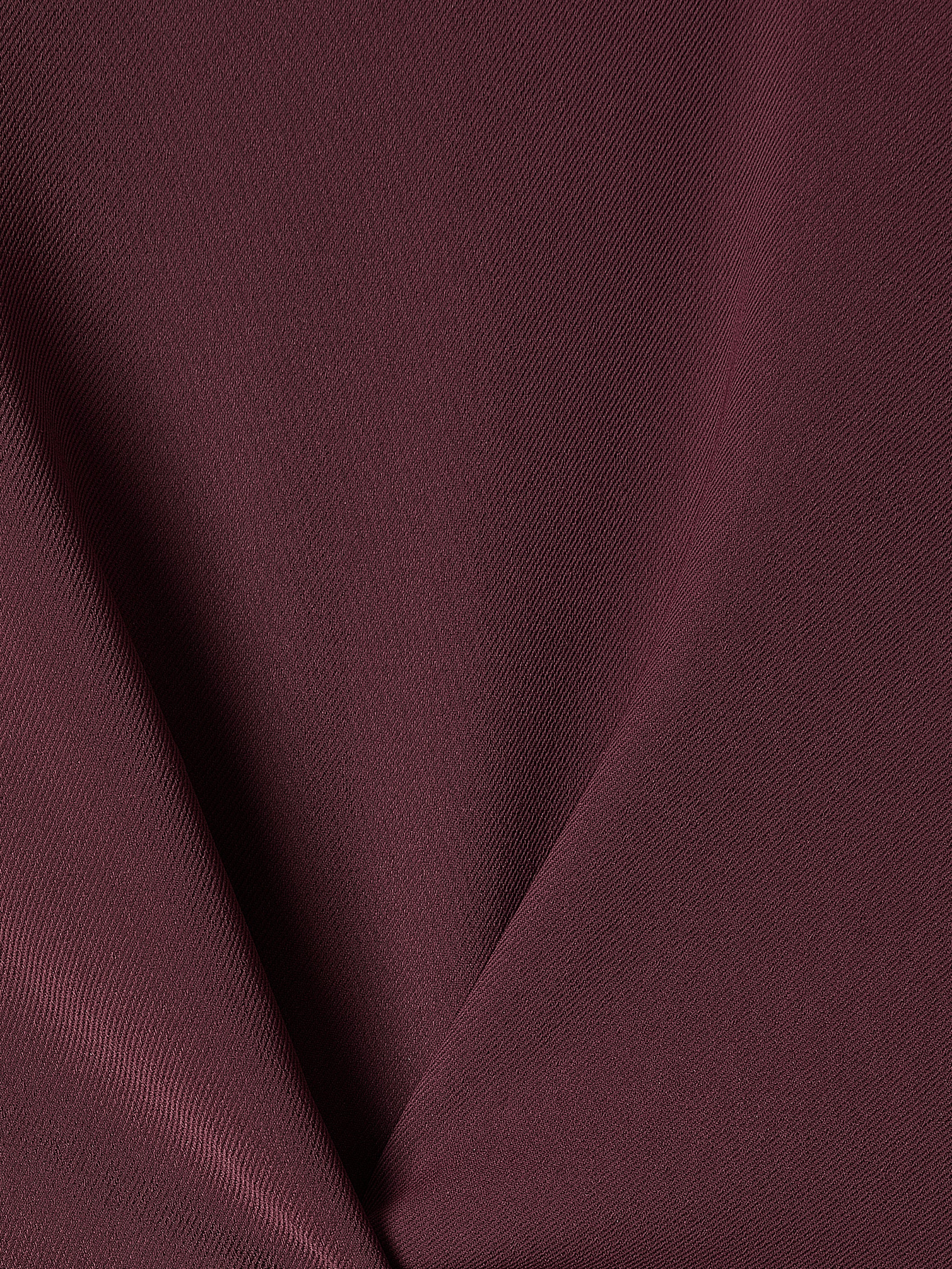 Extended-Sleeve V-Neck Twill Midi Dress rw&co Exclusive Sale Price