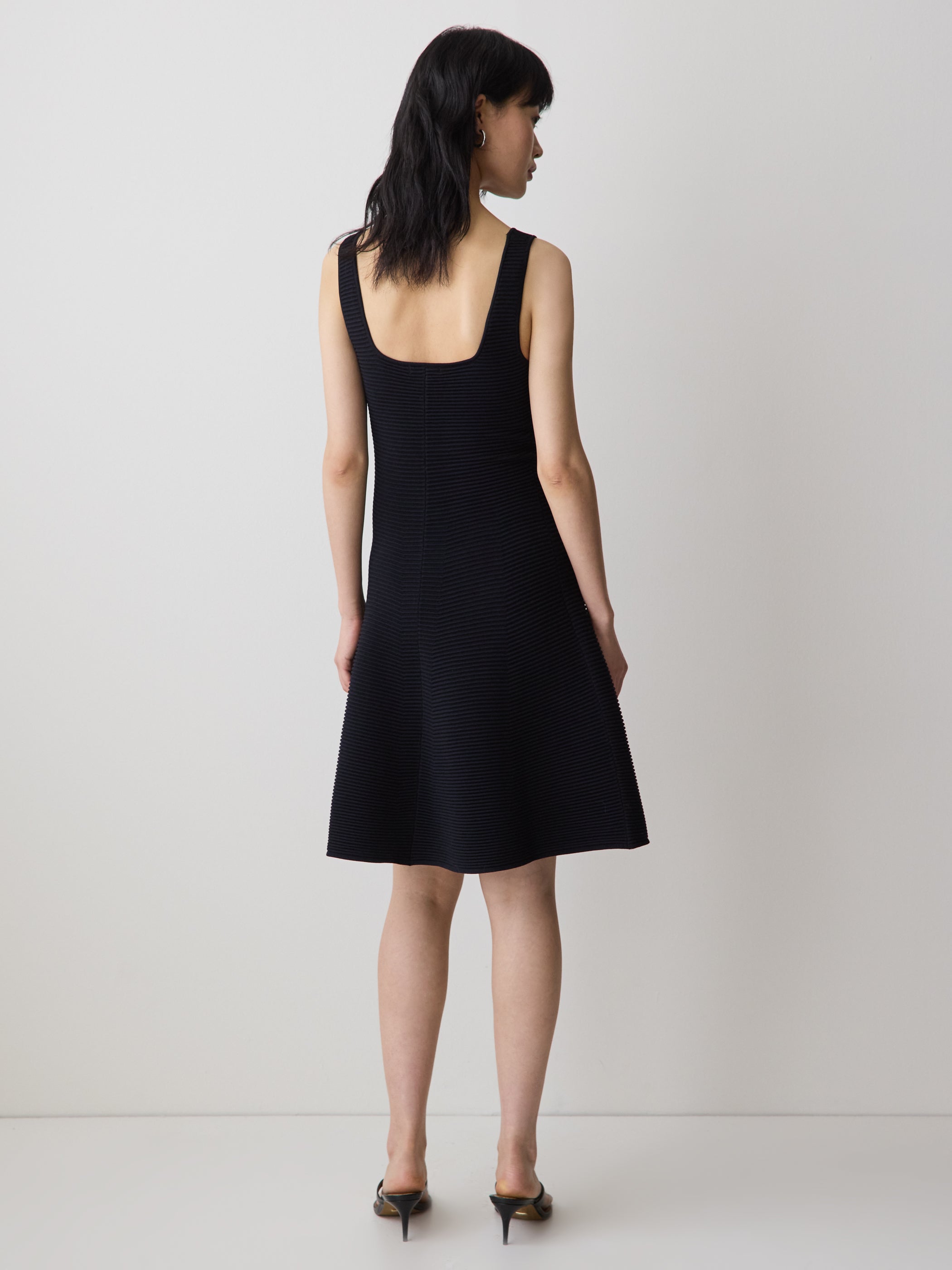Sleeveless Square-Neck Mini Dress rw&co Special Offer