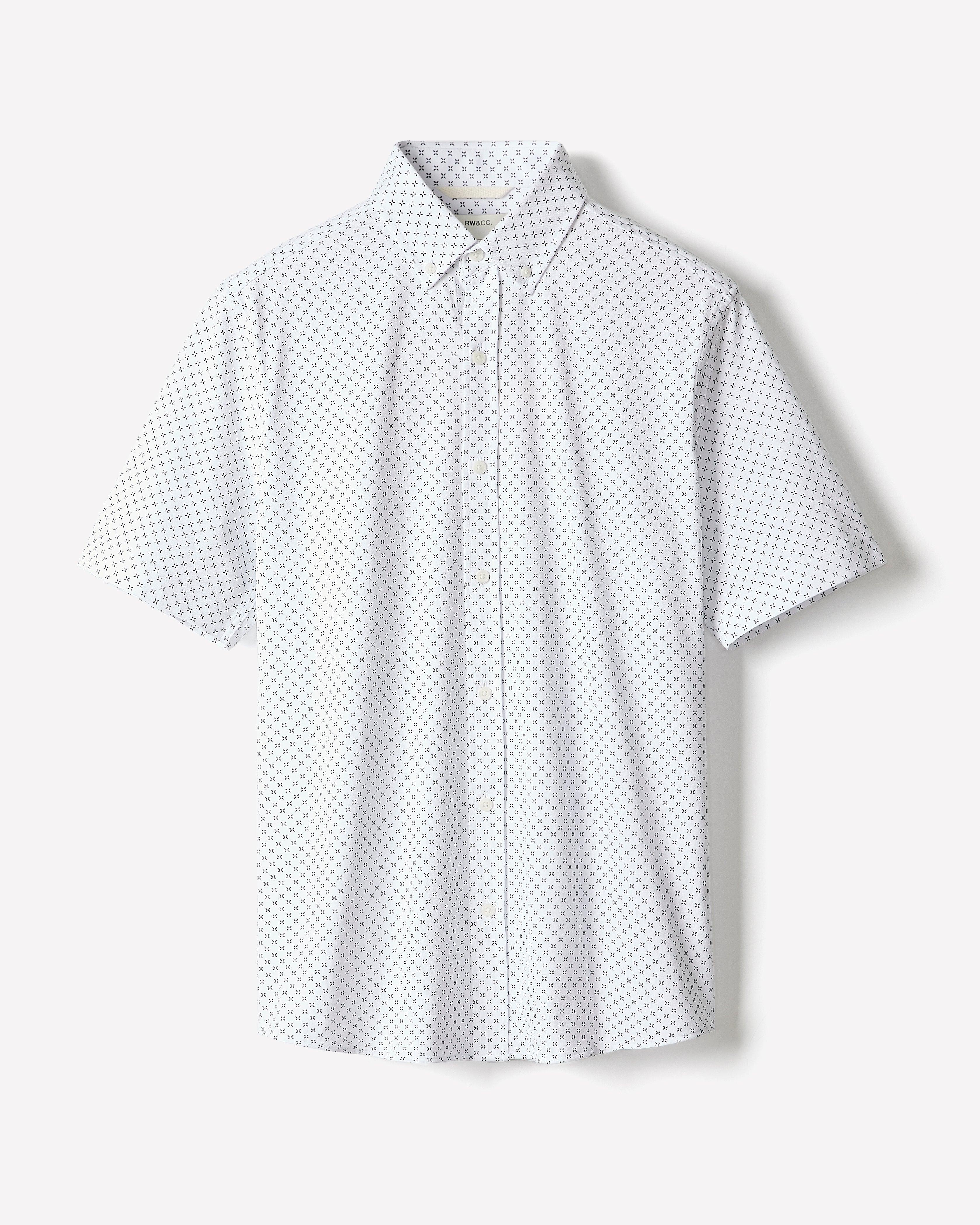 Slim-Fit Short-Sleeve Jersey Shirt rw&co Great Value Deal