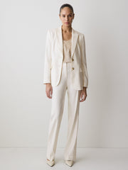 Linen-Blend Blazer rw&co Exclusive Sale Price
