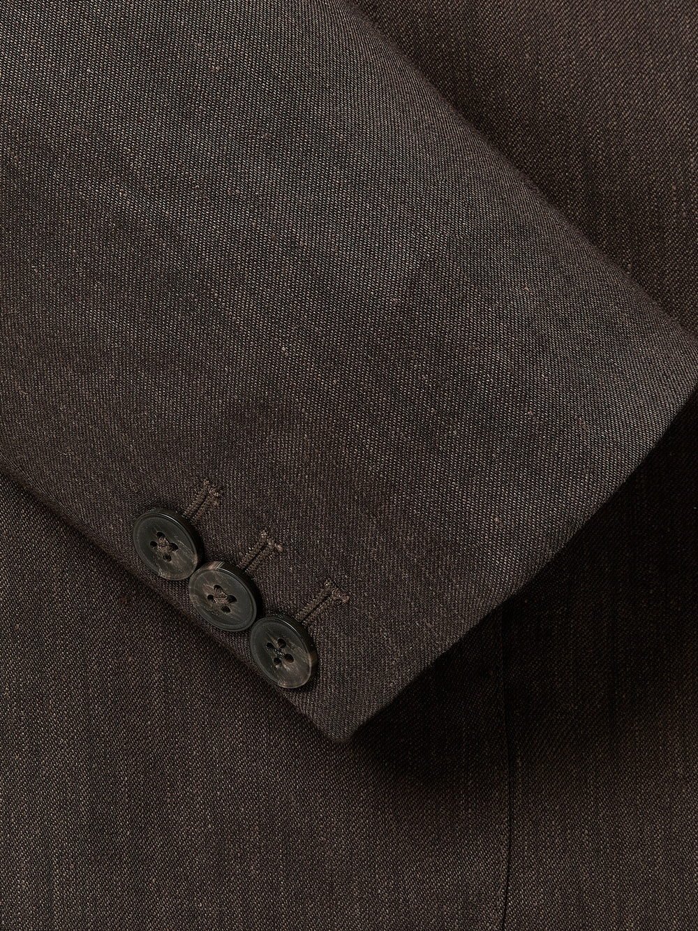 Slim-Fit Brown Linen-Blend Blazer rw&co Great Value Deal