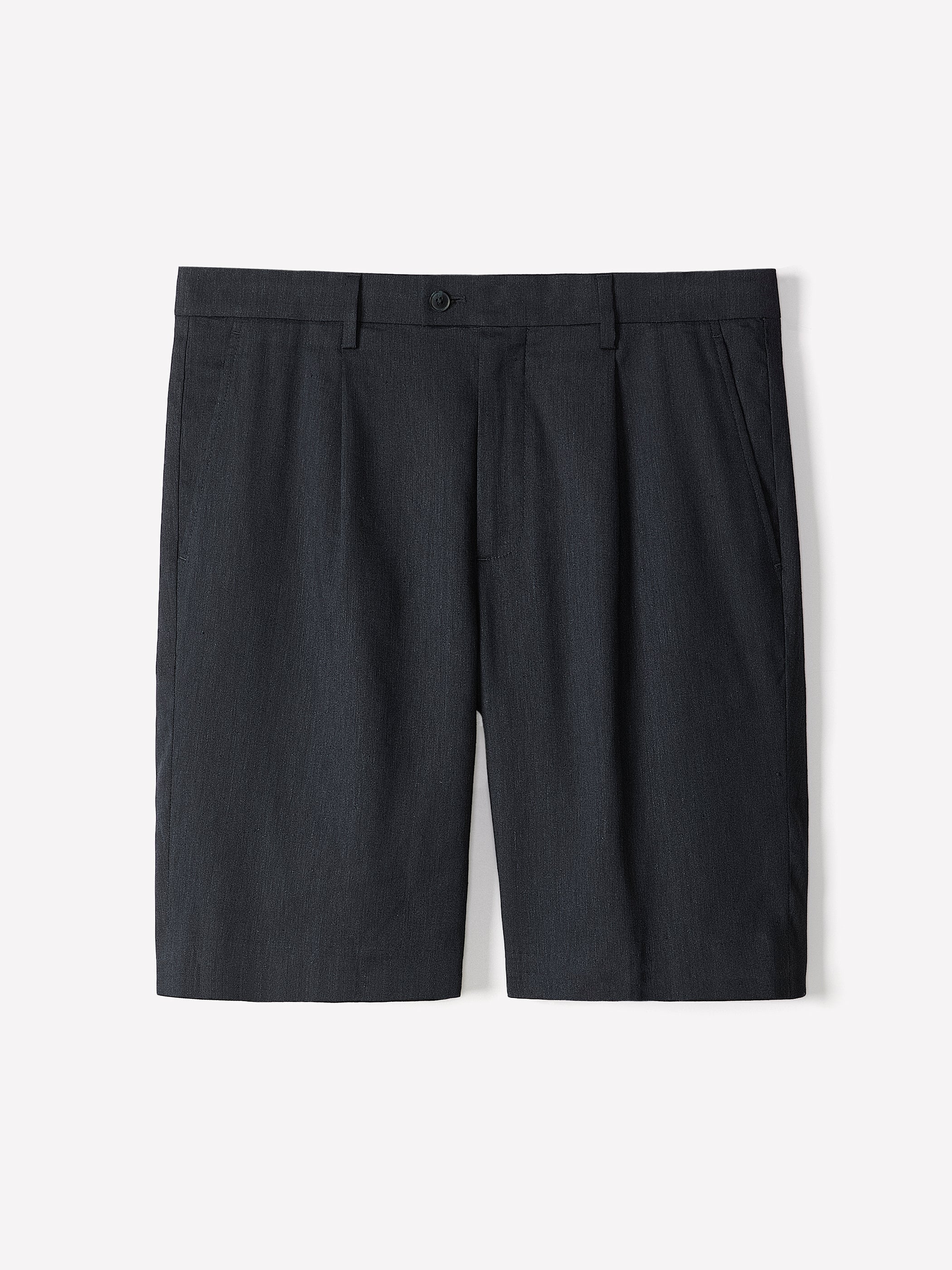 Linen-Blend Pleated Shorts rw&co Special Promo Price