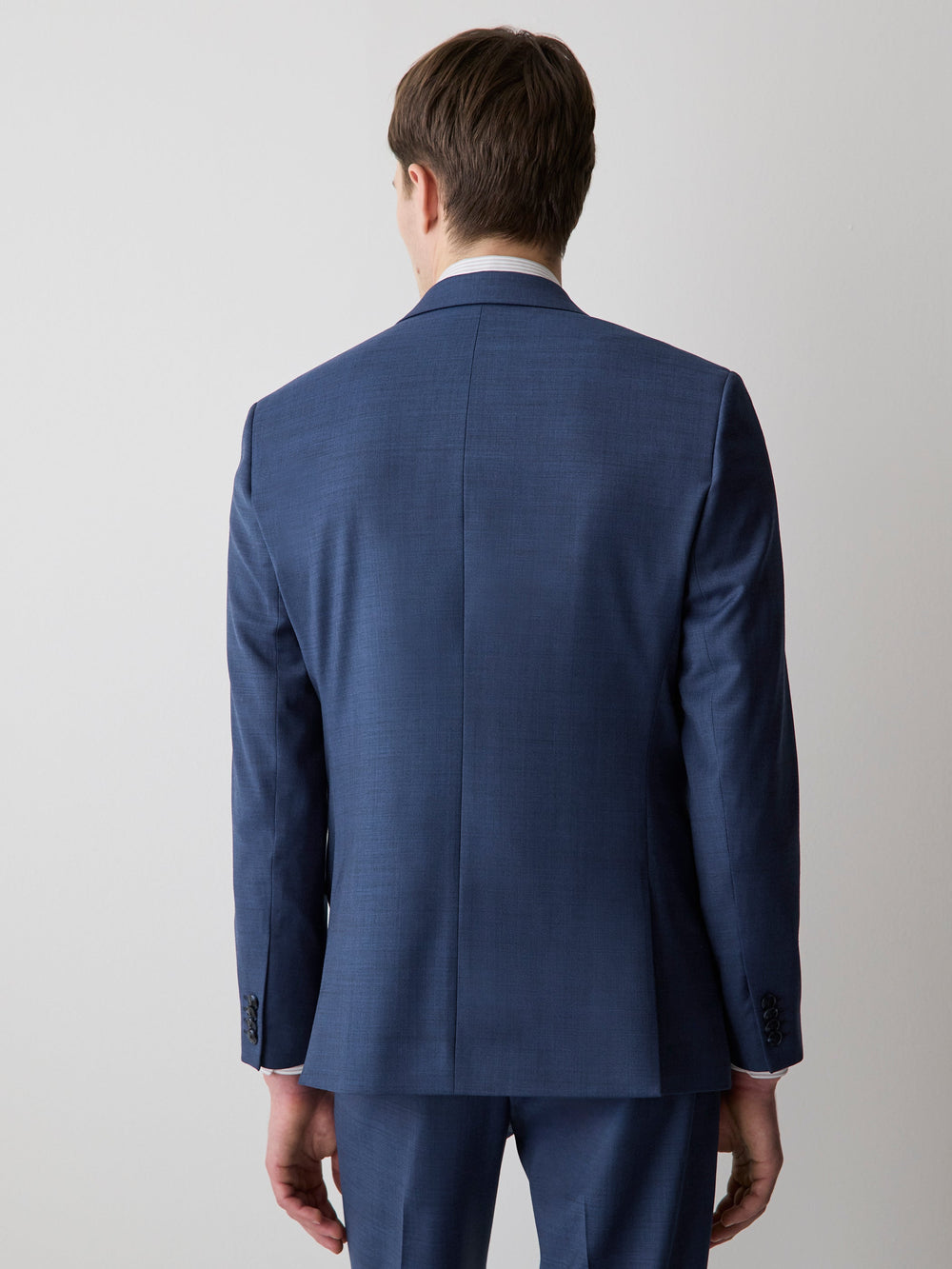 Blue Slim Fit Wool Suit Blazer rw&co Special Promo Price