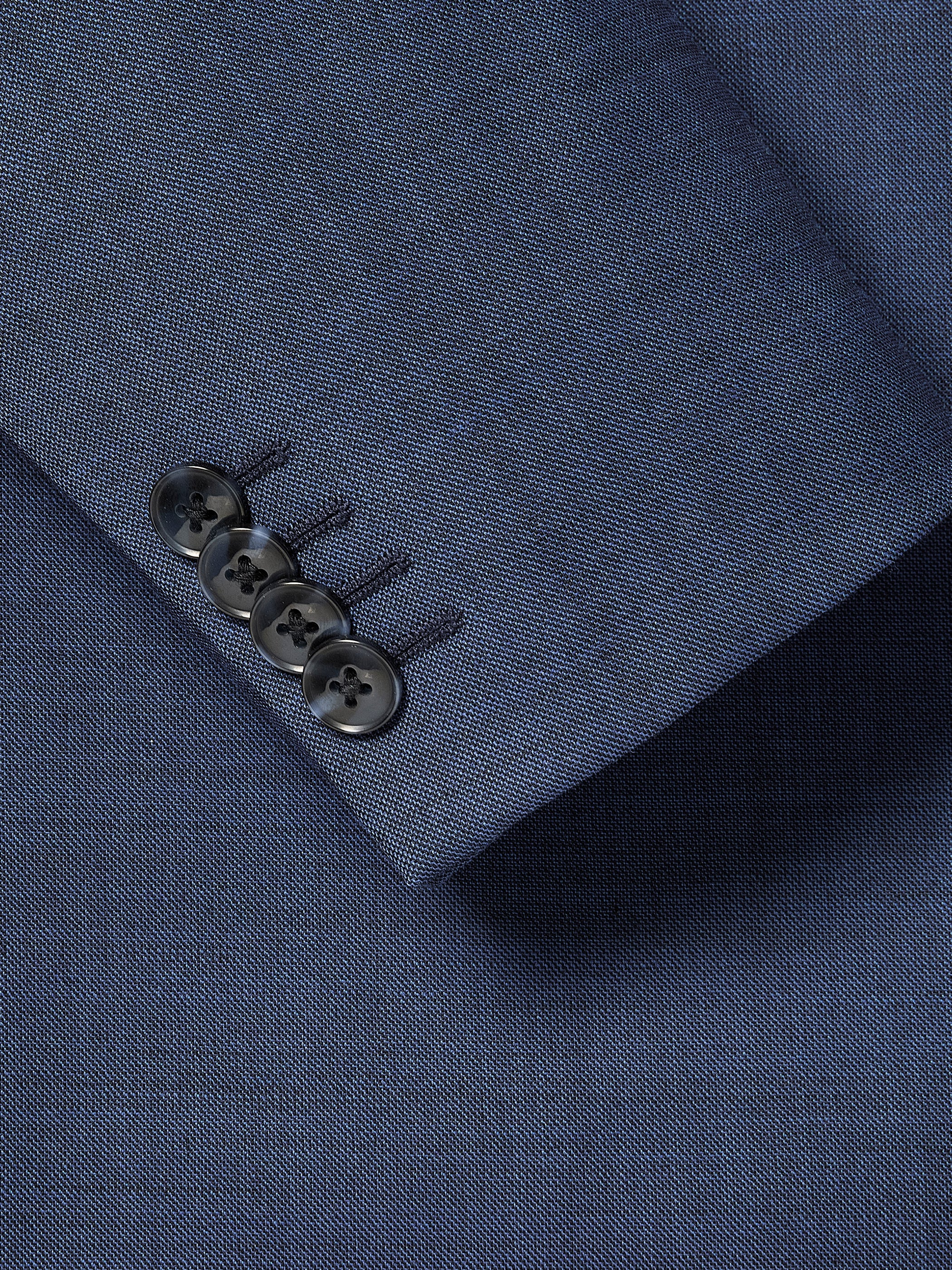 Blue Slim Fit Wool Suit Blazer rw&co Special Promo Price