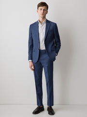 Blue Slim Fit Wool Suit Pant rw&co Great Value Deal