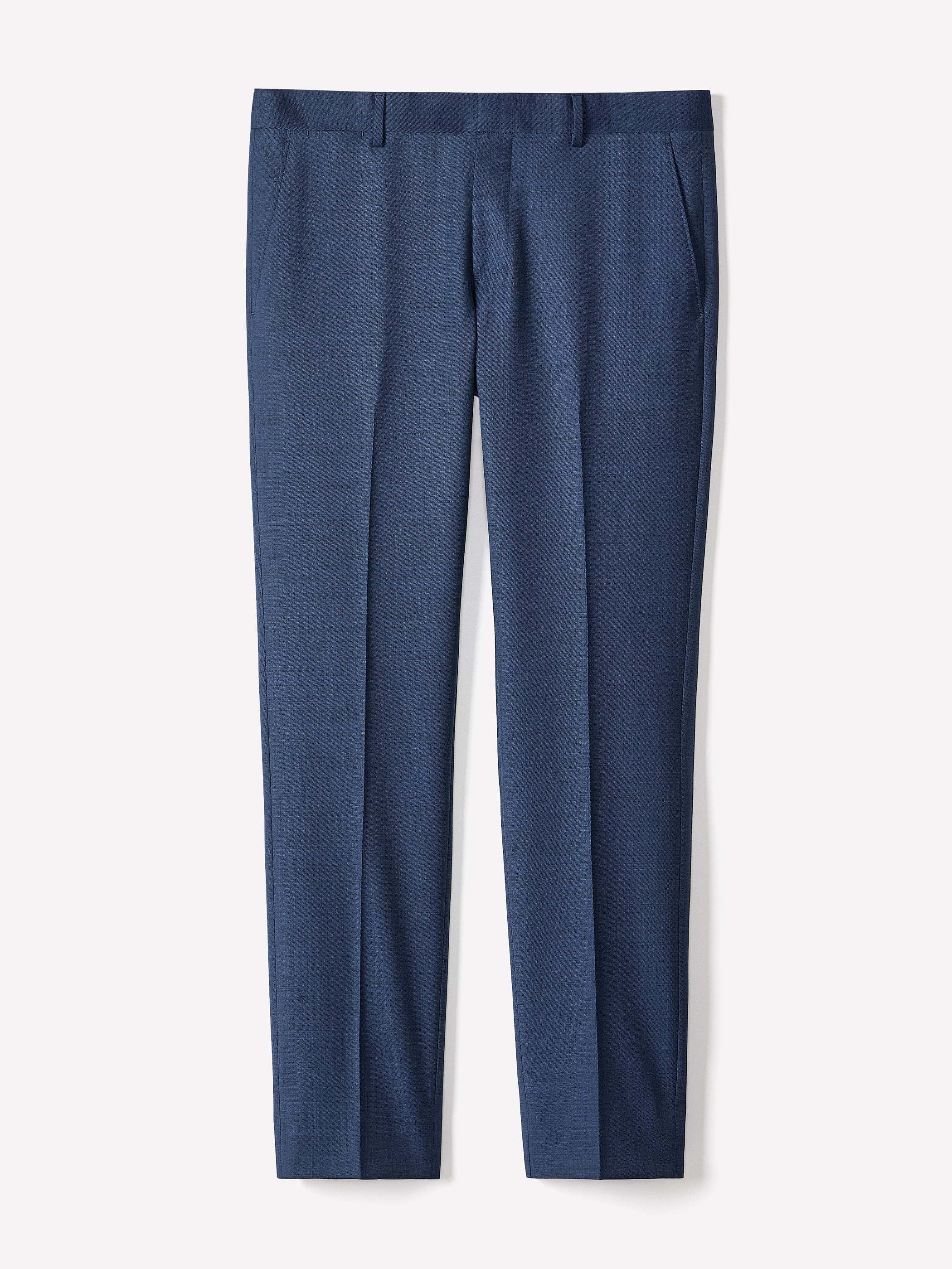 Blue Slim Fit Wool Suit Pant rw&co Great Value Deal