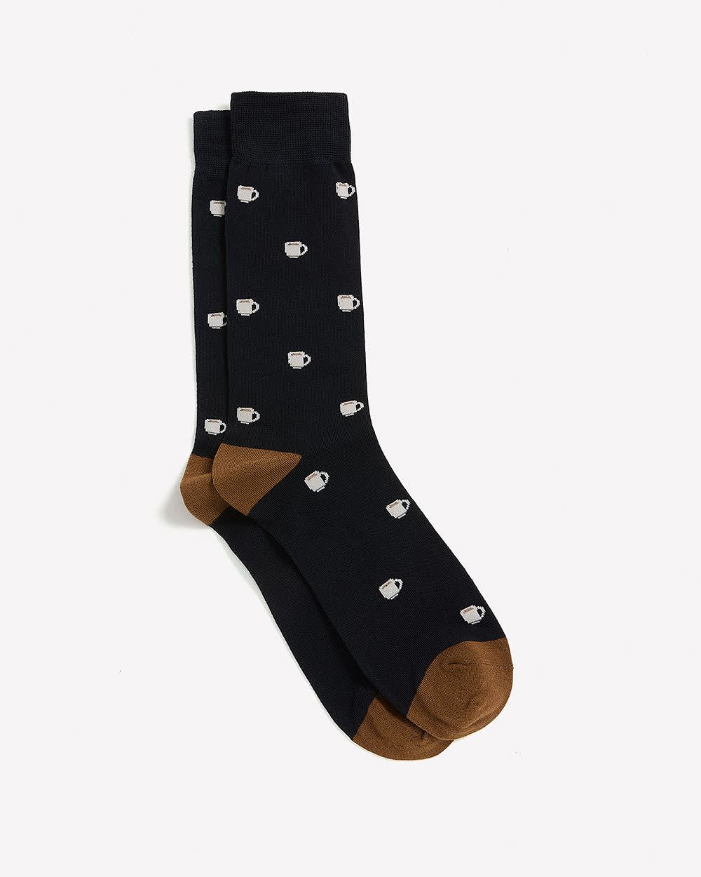 Coffee Cup Socks rw&co Exclusive Sale Price