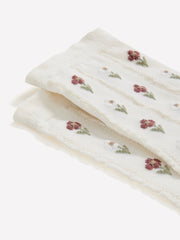 Floral Crew Socks rw&co On Sale