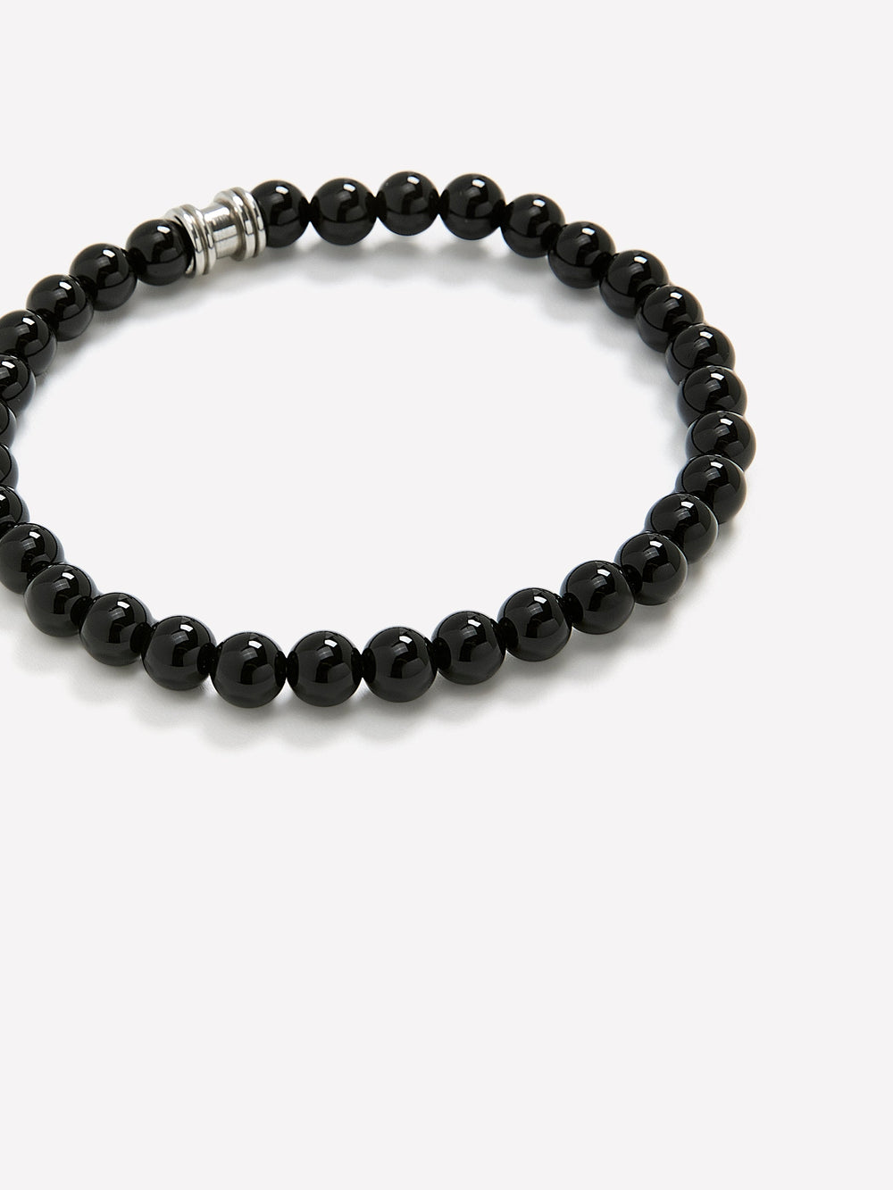 Black Onyx Beaded Bracelet rw&co Limited Time Discount