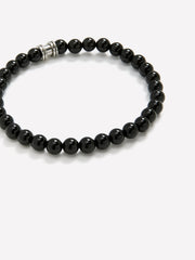 Black Onyx Beaded Bracelet rw&co Limited Time Discount