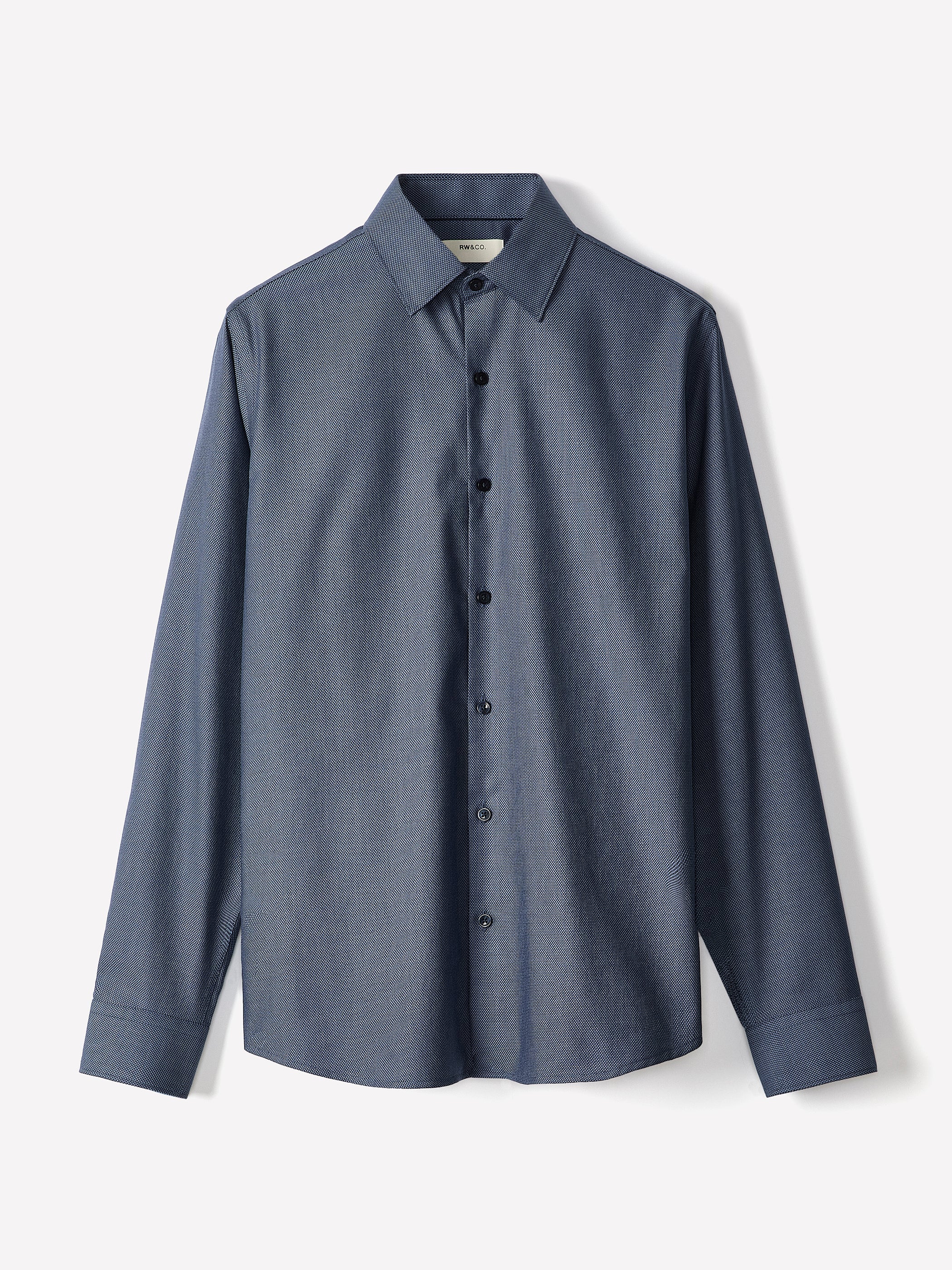 Tailored-Fit Dobby Dress Shirt rw&co Special Offer