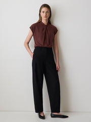 High-Rise Barrel-Leg Pant rw&co Special Offer