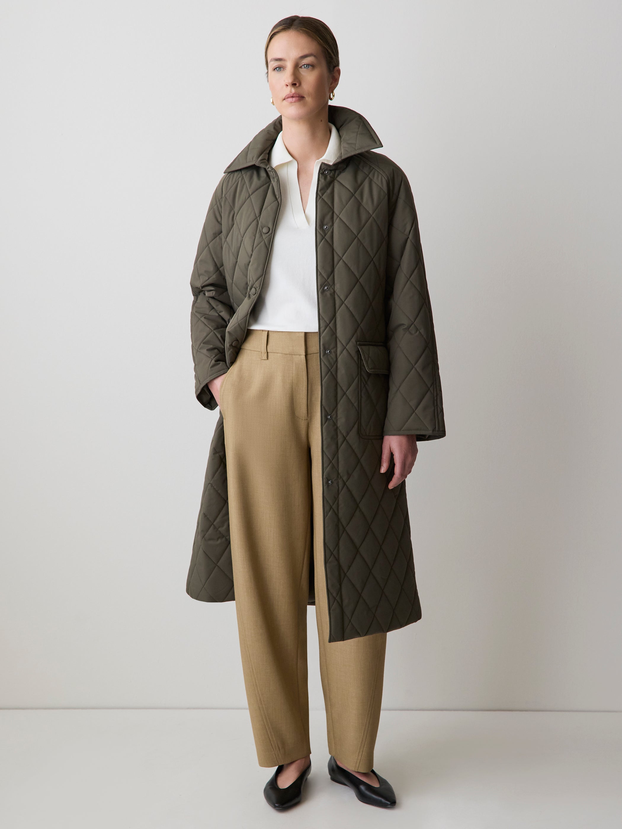 High-Rise Barrel-Leg Pant rw&co Special Offer