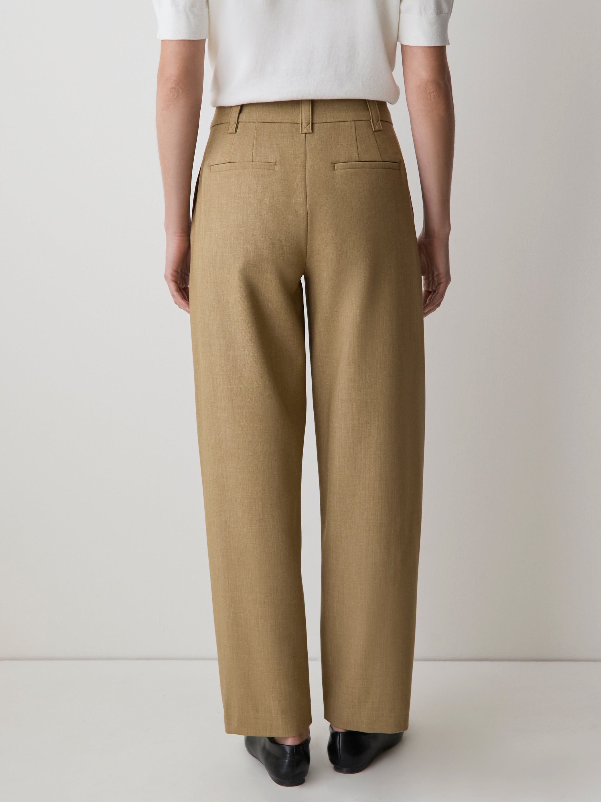 High-Rise Barrel-Leg Pant rw&co Special Offer