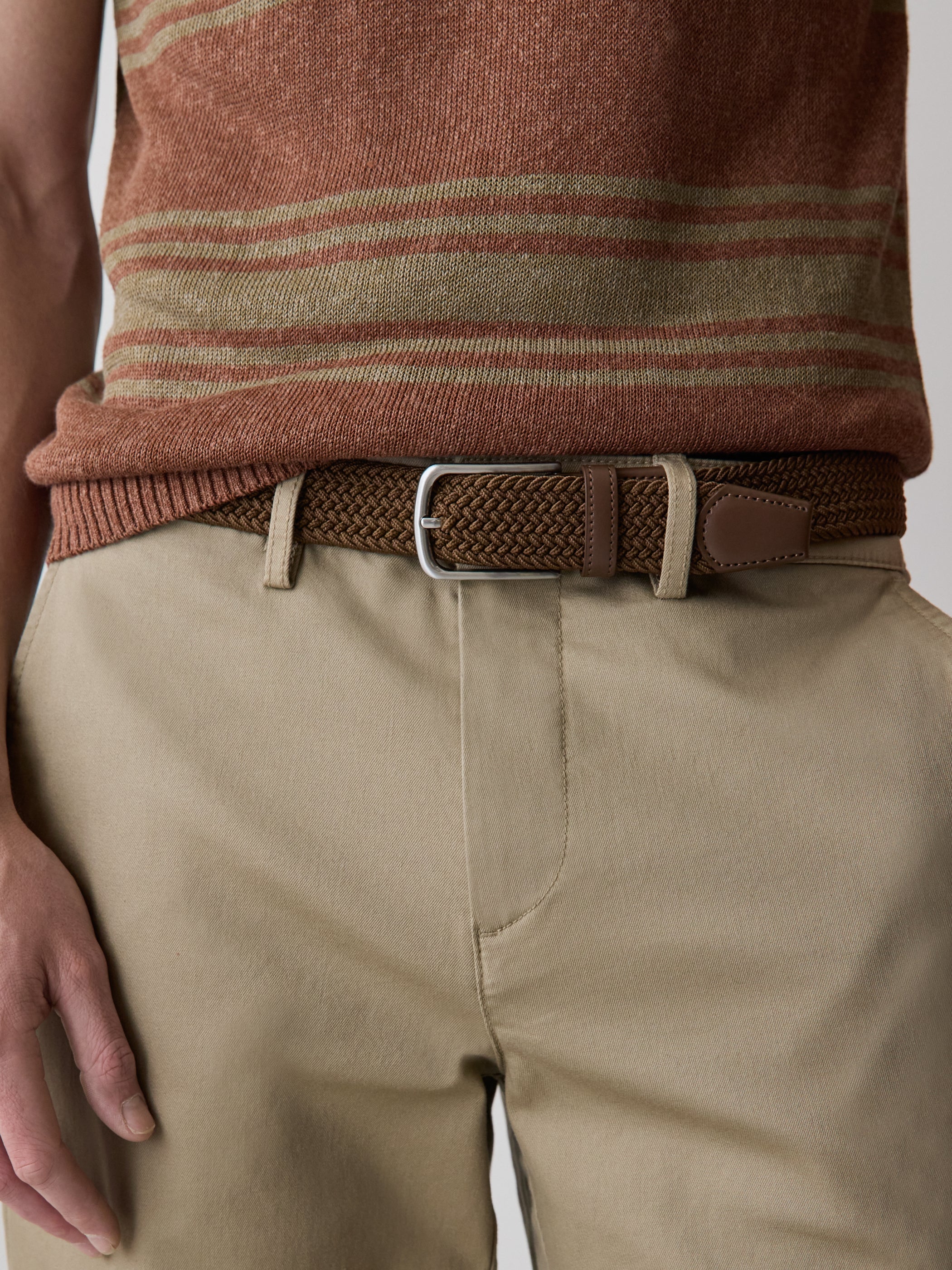 Stretch Braided Belt rw&co On Sale