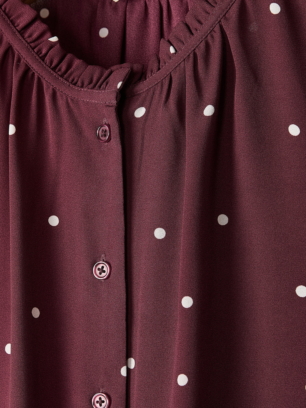 Sleeveless Buttoned-Down Blouse with Ruffled Trim rw&co Special Offer