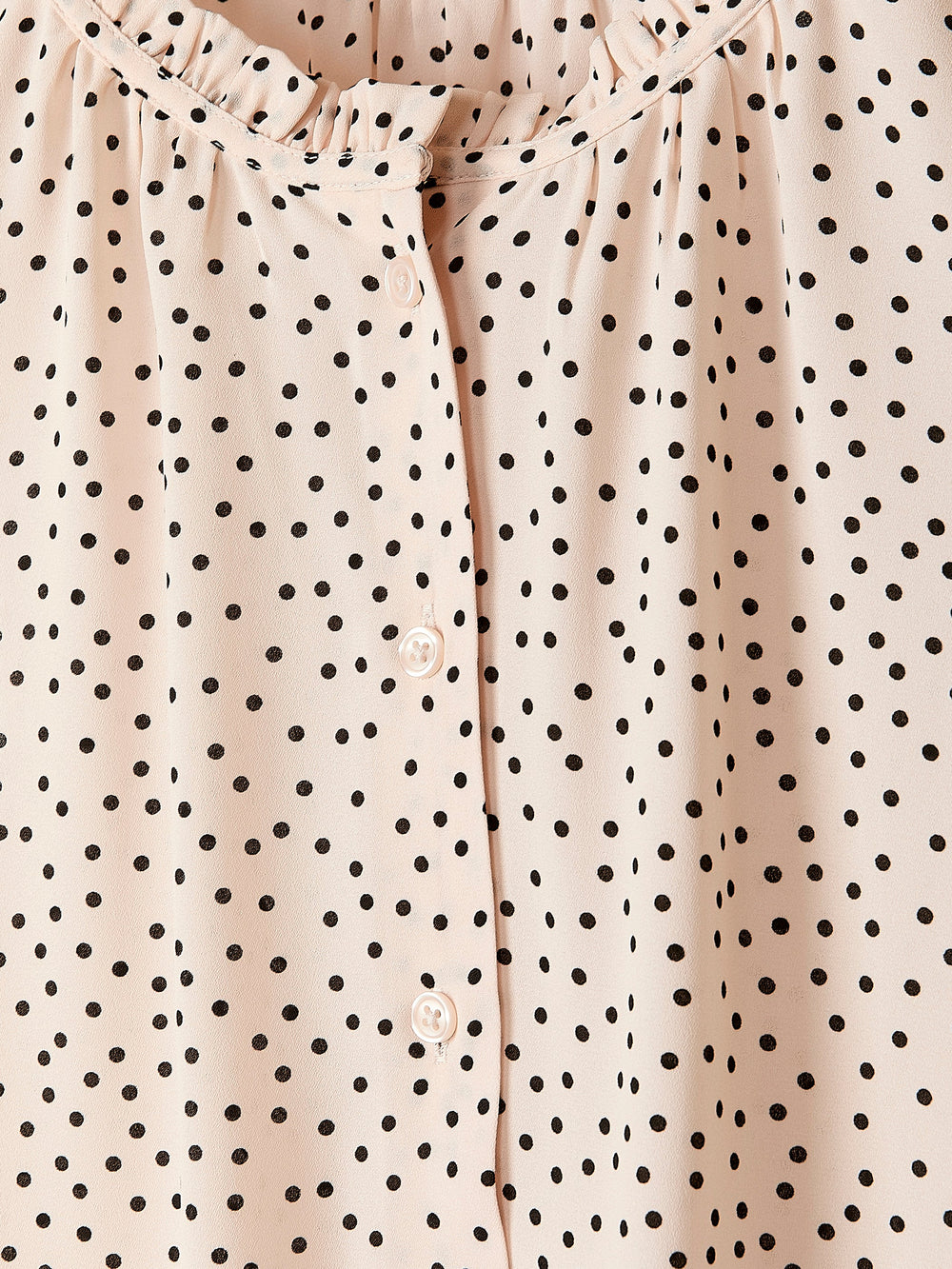 Sleeveless Buttoned-Down Blouse with Ruffled Trim rw&co Special Offer