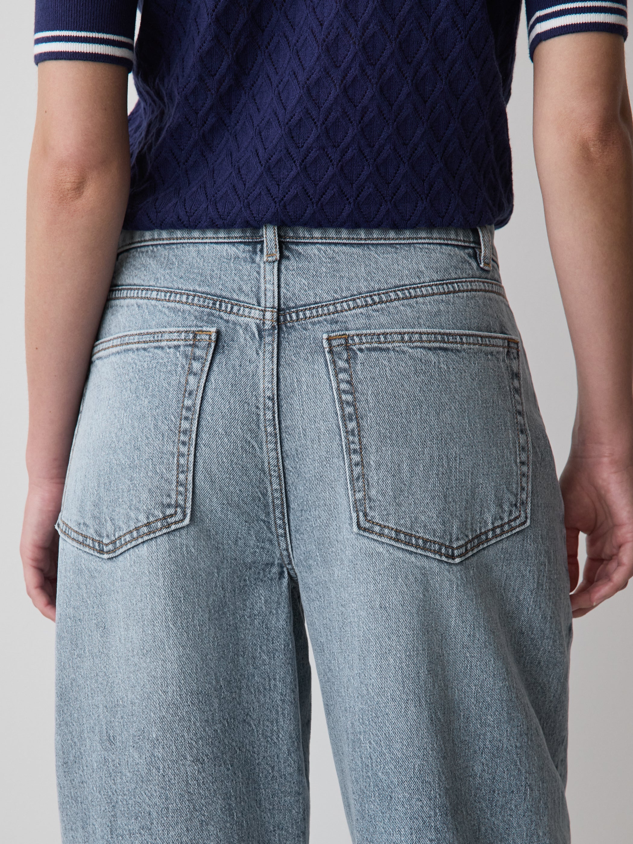 Slouchy Mid-Rise Jeans rw&co Exclusive Sale Price