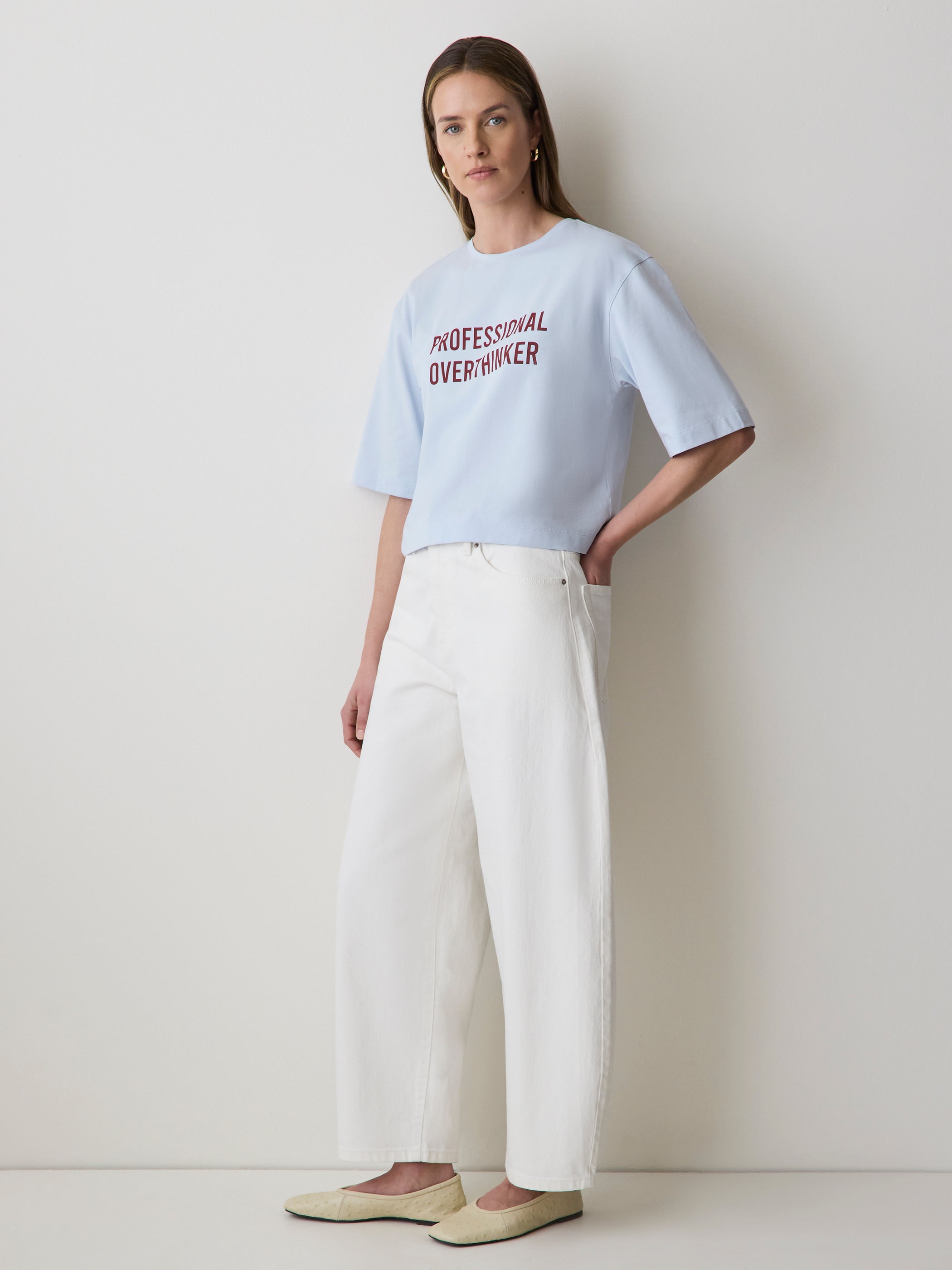 Loose Supima Cotton Tee rw&co Special Promo Price
